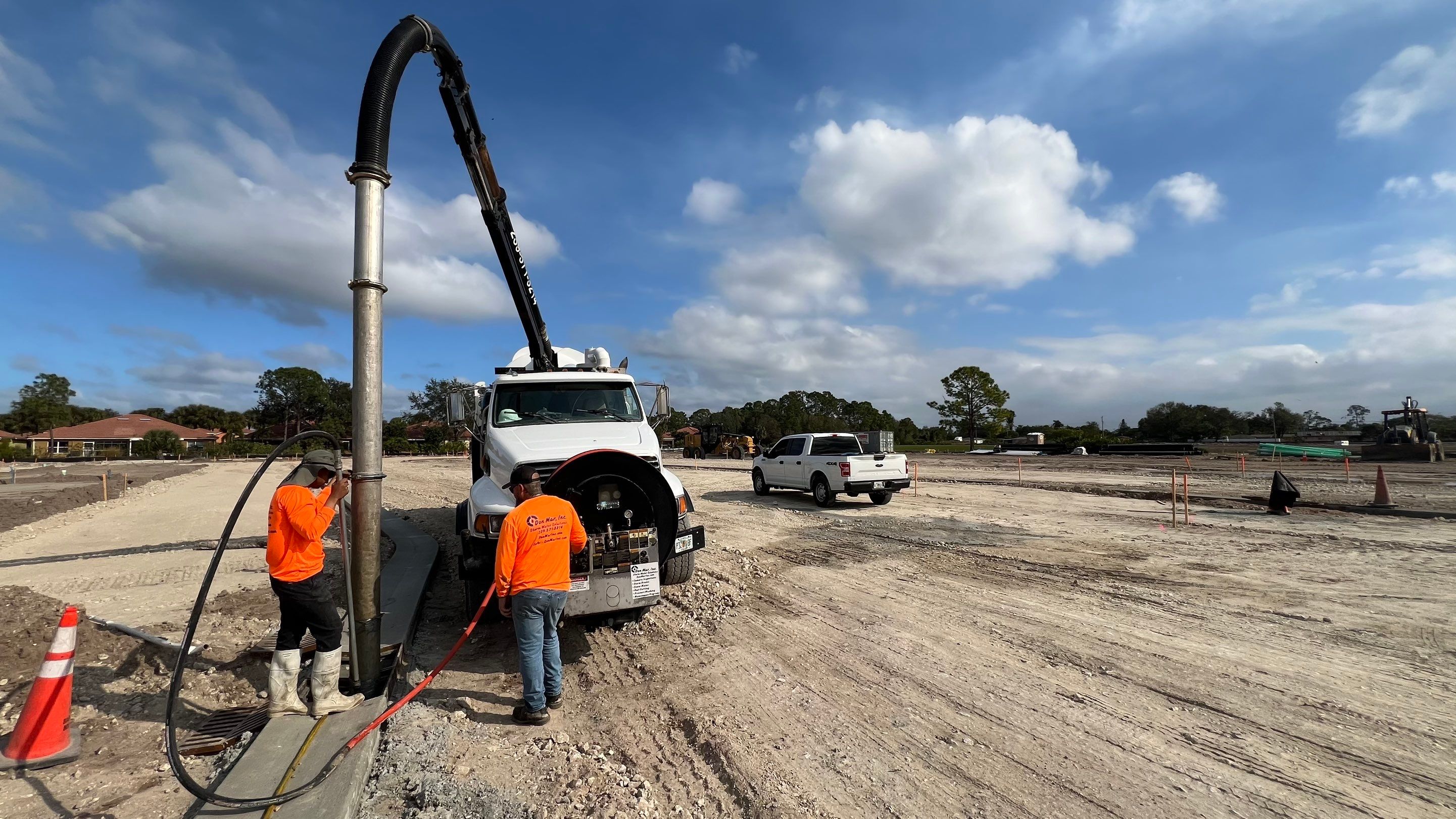 New Construction Sewer System and Stormwater System Cleaning by Don Mar, Inc. Storm Water Solutions