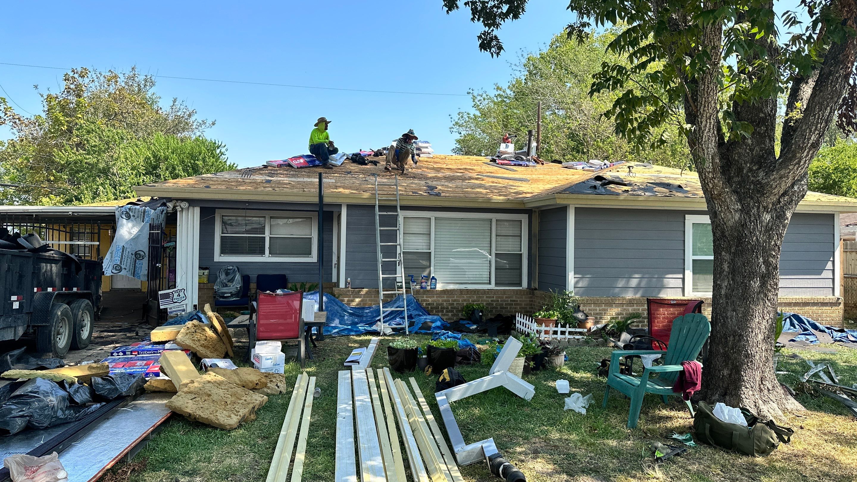 Full Re-Deck & Shingle Roof Replacement — Houston, TX by PL Roofing & SB Roofing, LLC.