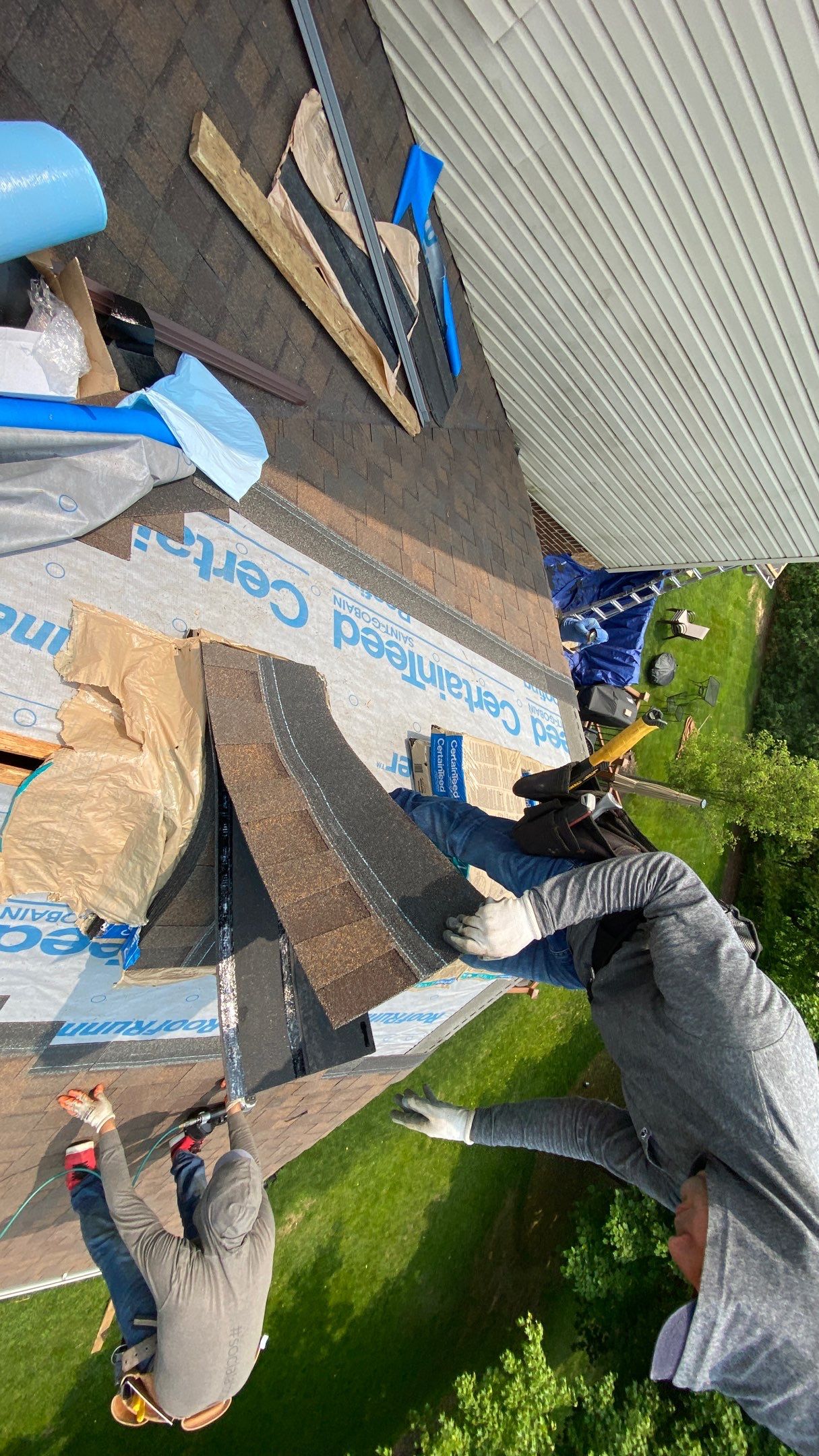 Roof Replacement using CertainTeed Landmark by 180 Contractors