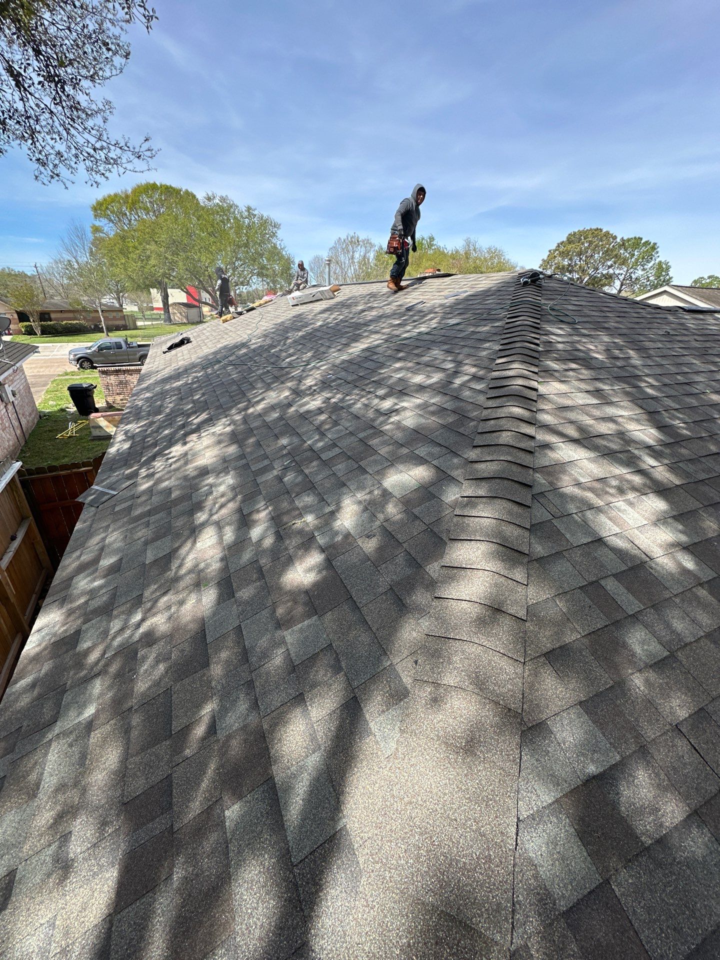 Project in Houston by Motion Roofing