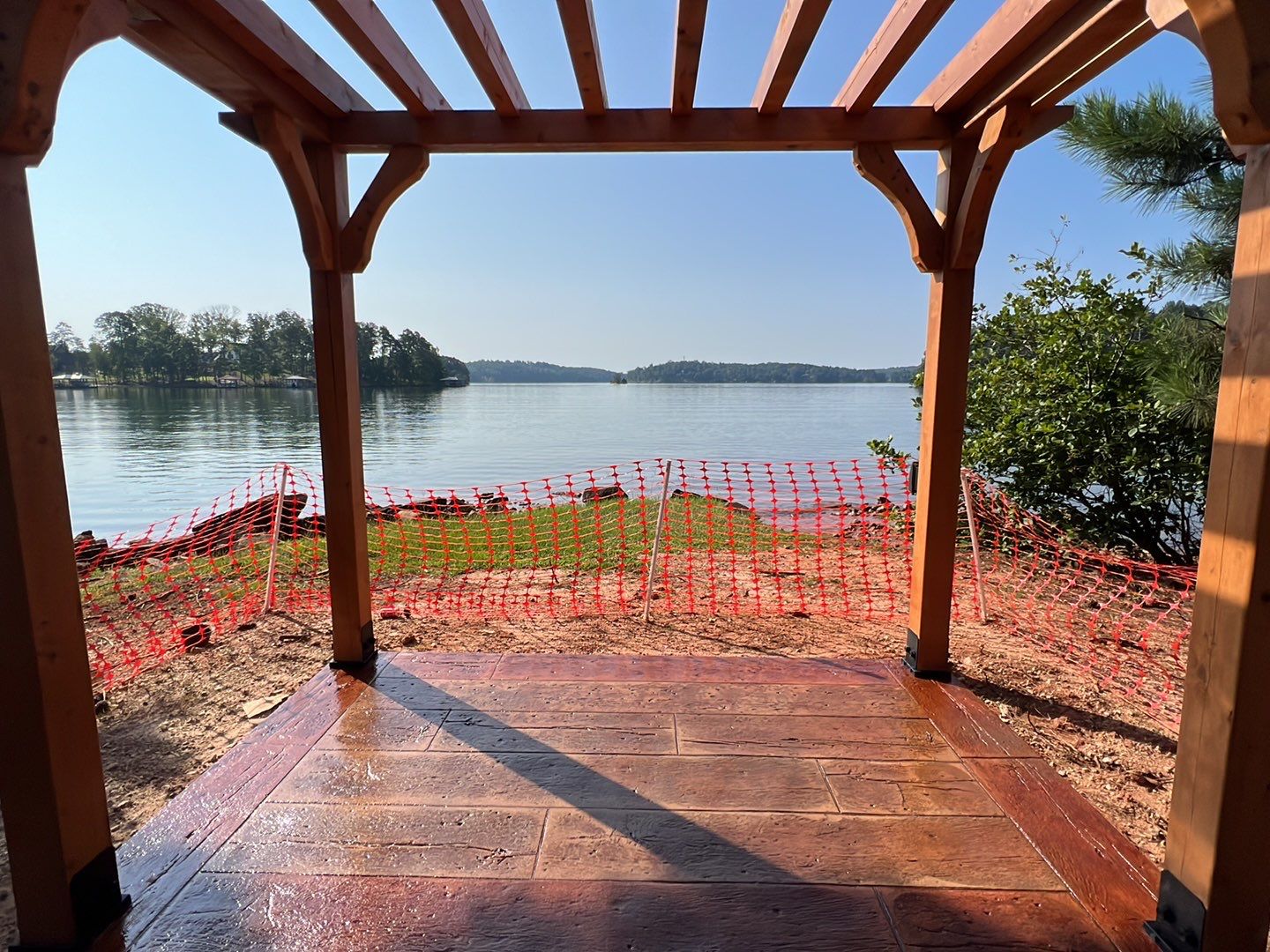 Stamped Concrete Pavilion Slab by Xtreme Concrete Services