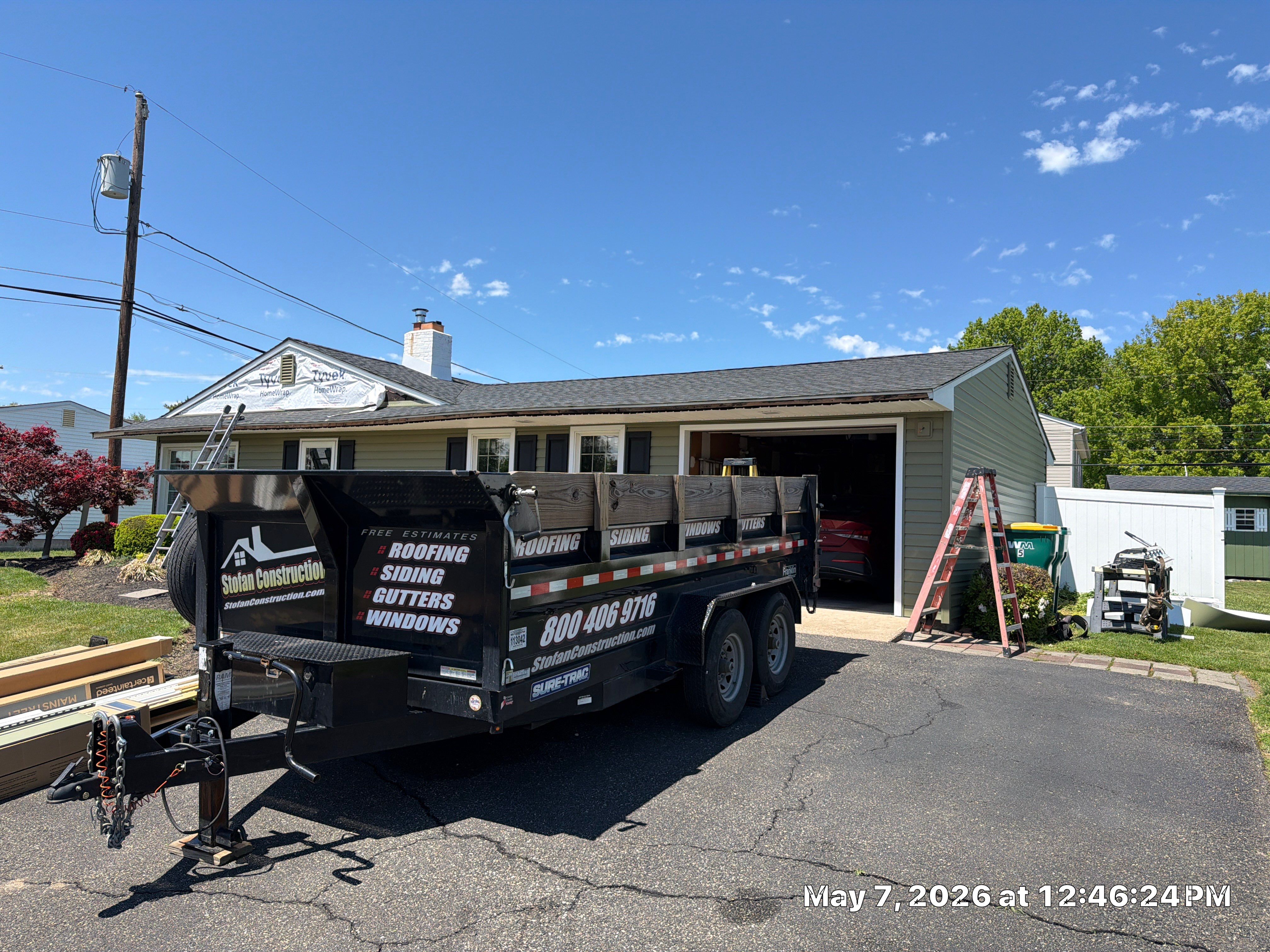 New Roofing, Siding and Gutters  by Stofan Construction LLC