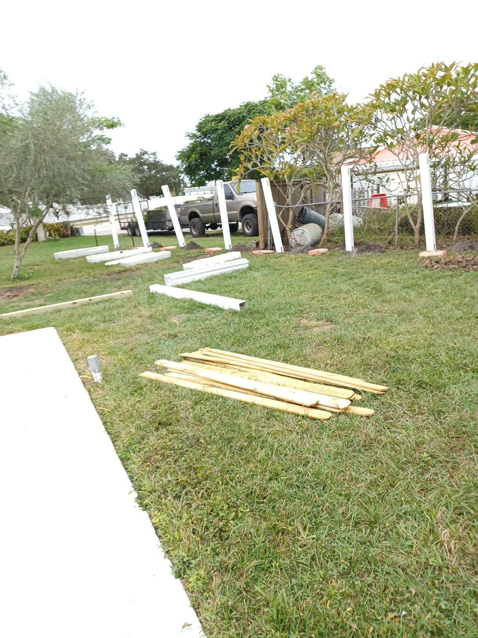 Bradenton, FL 6 ft. Tall White Vinyl Privacy Fence  by Asap fence and gates, LLC