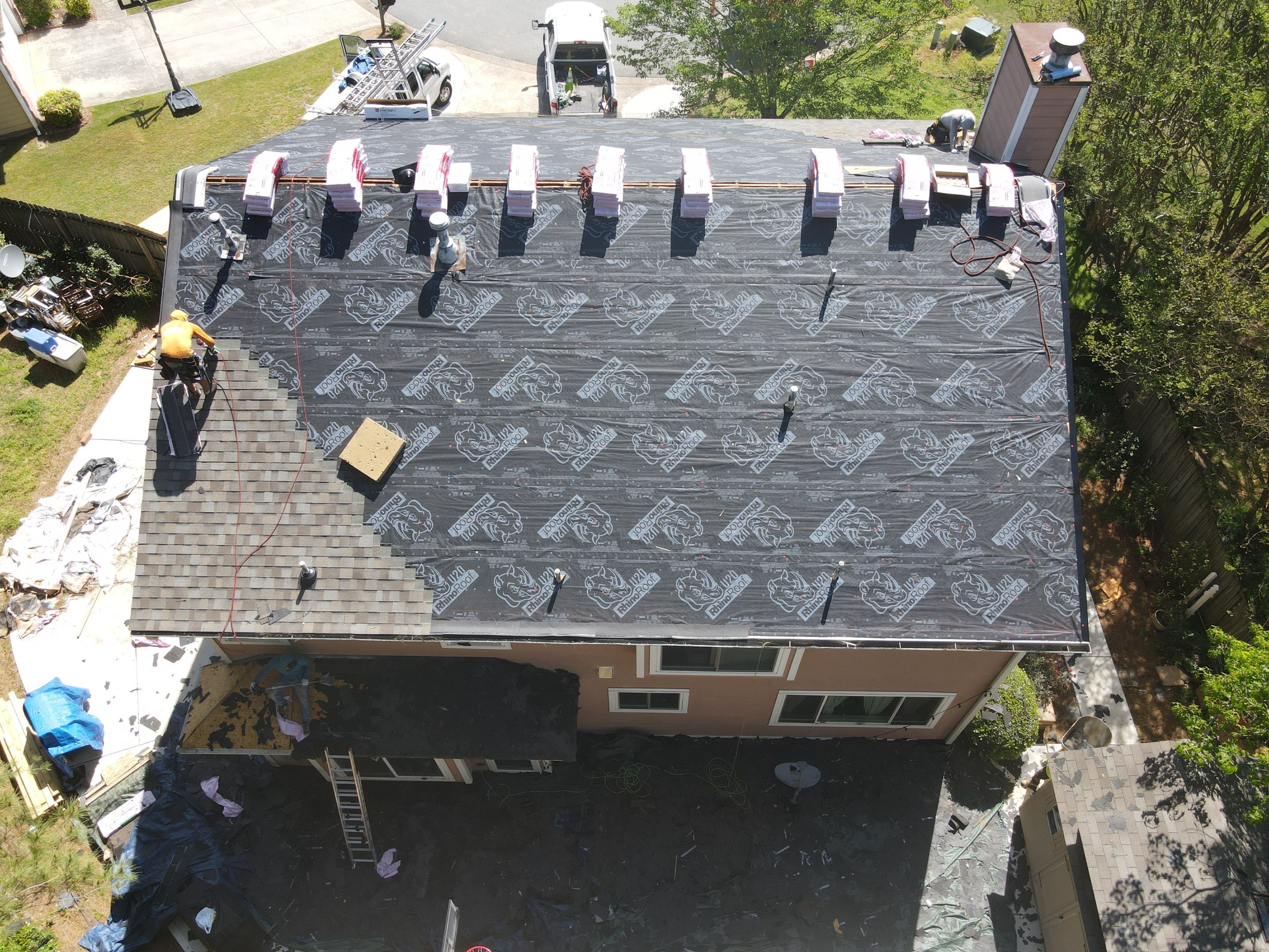 Residential Roofing Installation using Owens Corning by Inspector Roofing and Restoration