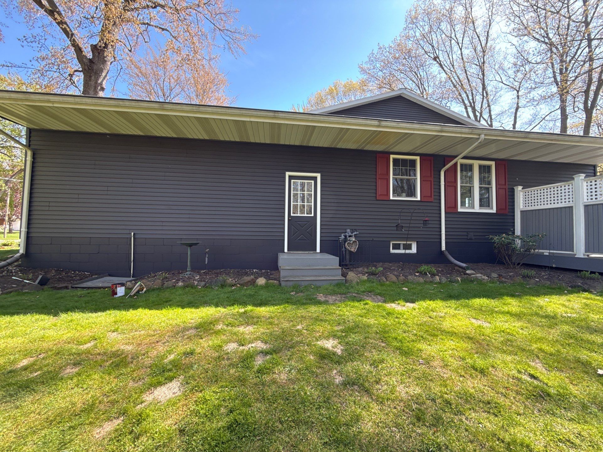Exterior Foundation Painting in Muskegon Michigan by Gordon Painting