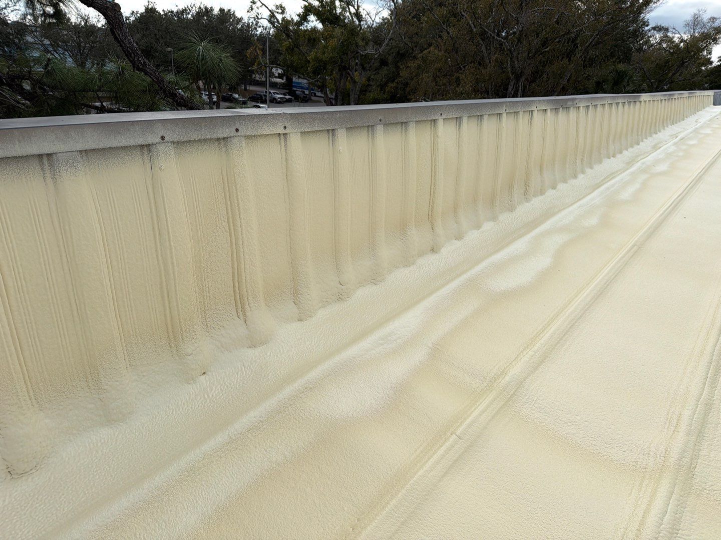 Sarasota Industrial Warehouse Metal Roof Silicone Coating Restoration by CES Roofing