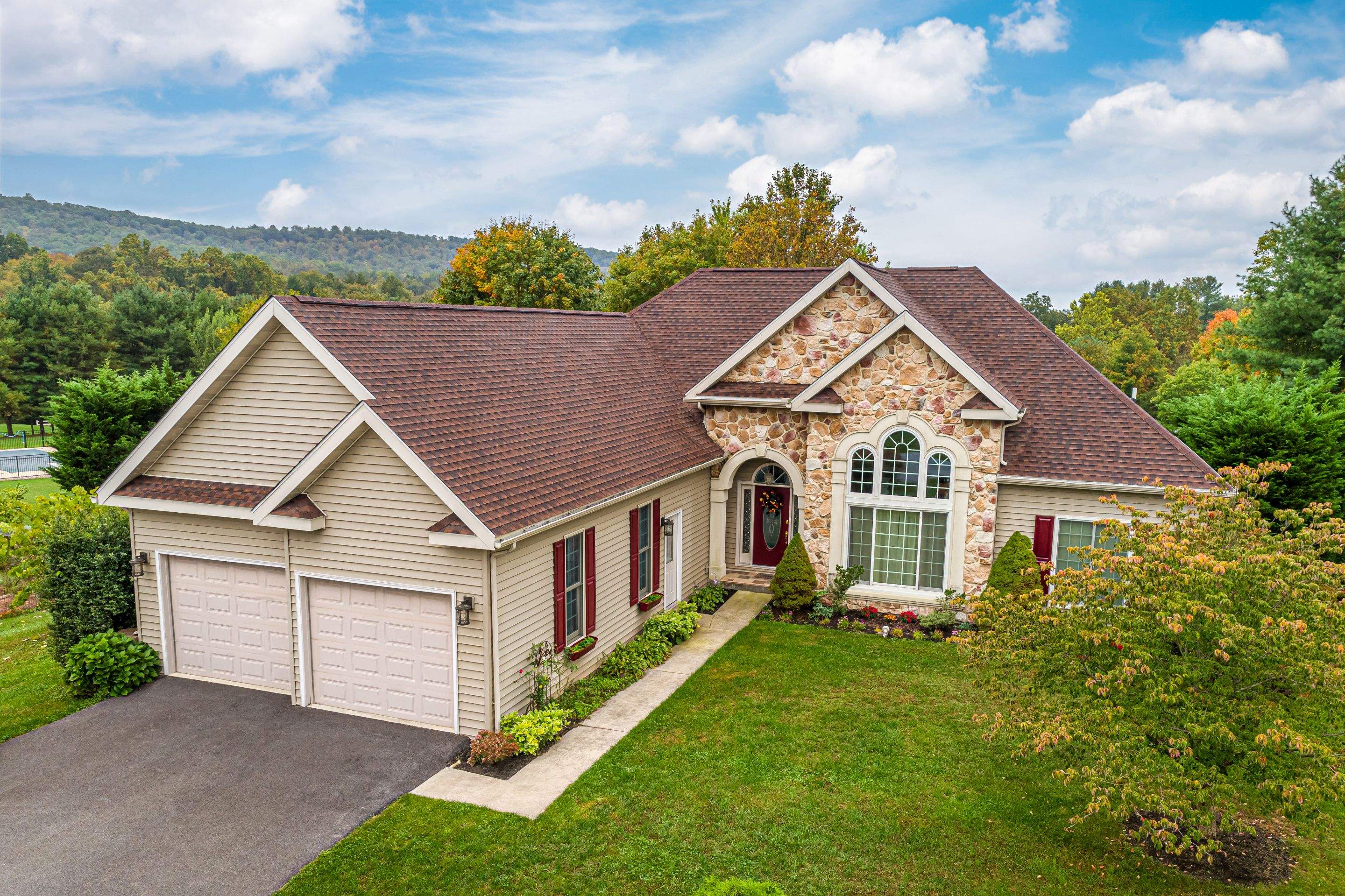 Shingle Roof-hickory by Esh Builders