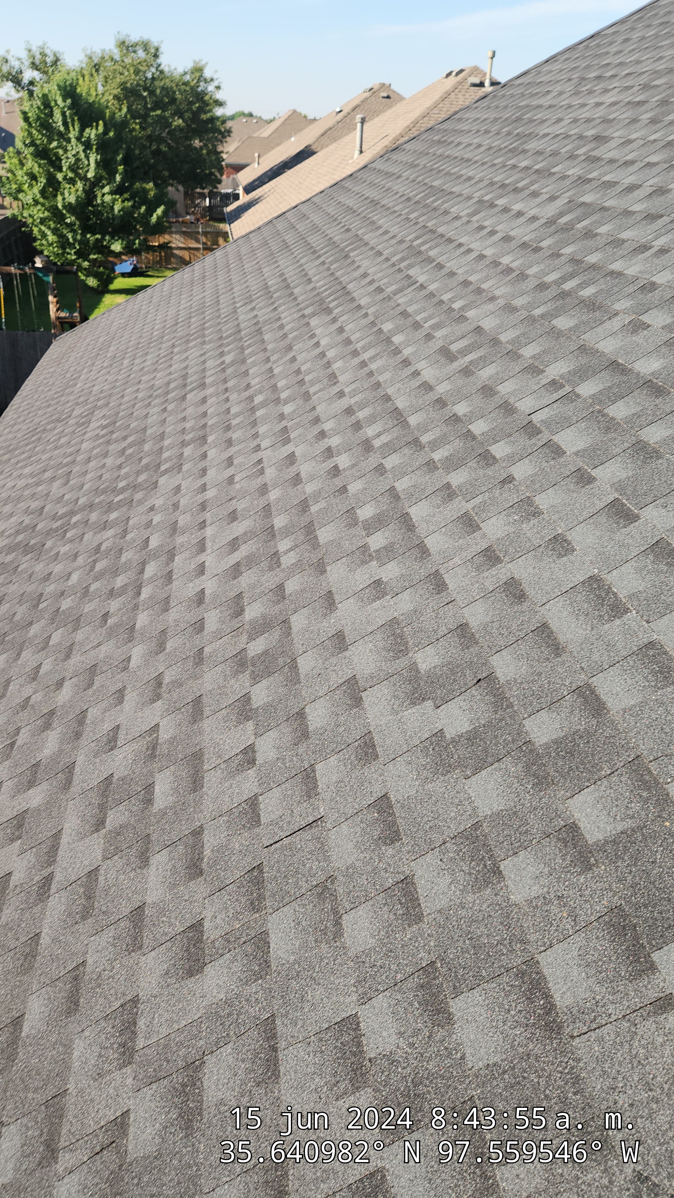 Reroof using GAF HDZ in Charcoal by Castillo Roofing