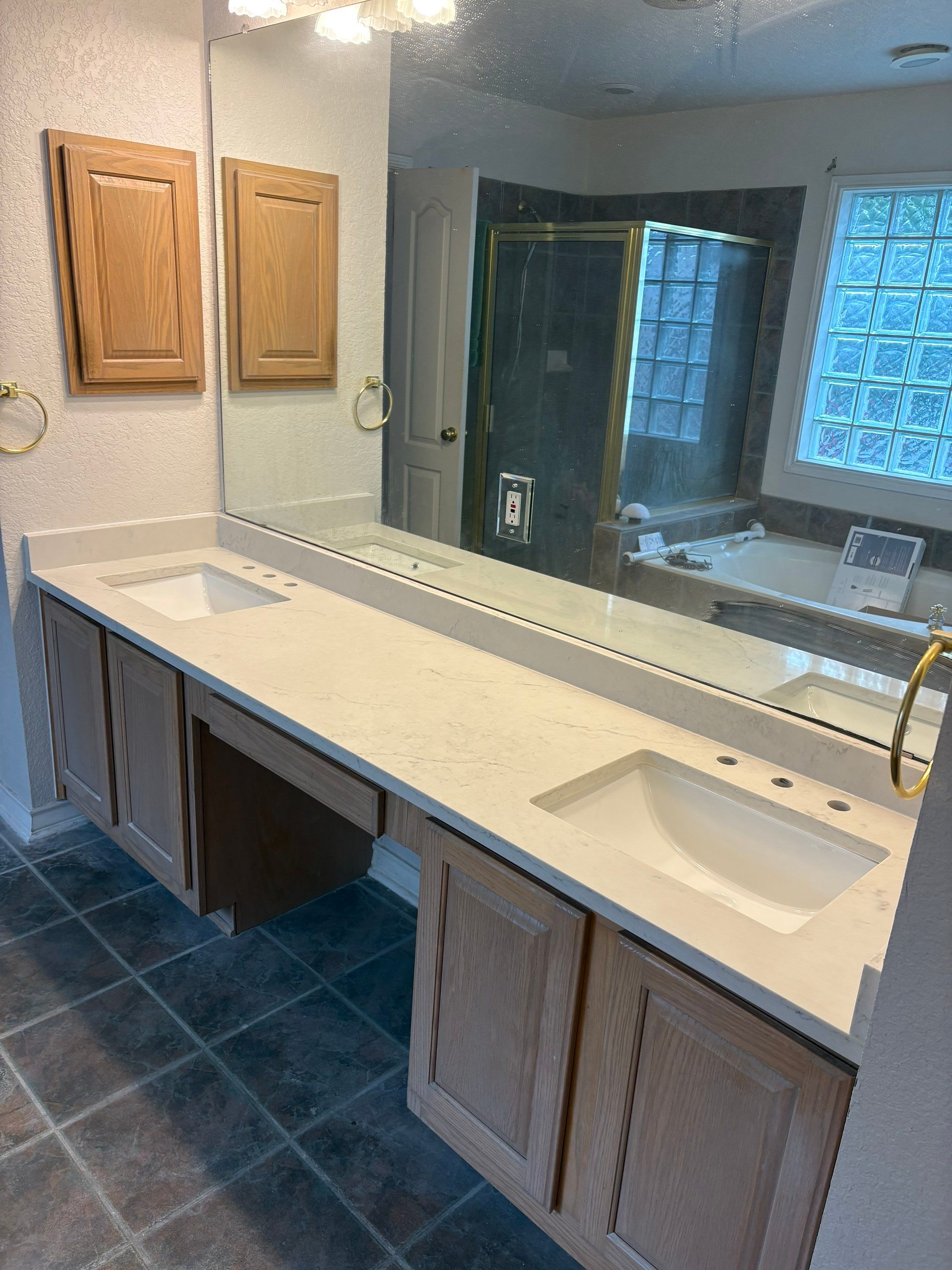 Kitchen and Bathroom Quartz Countertop Installation in Helotes by Mena stone surfaces
