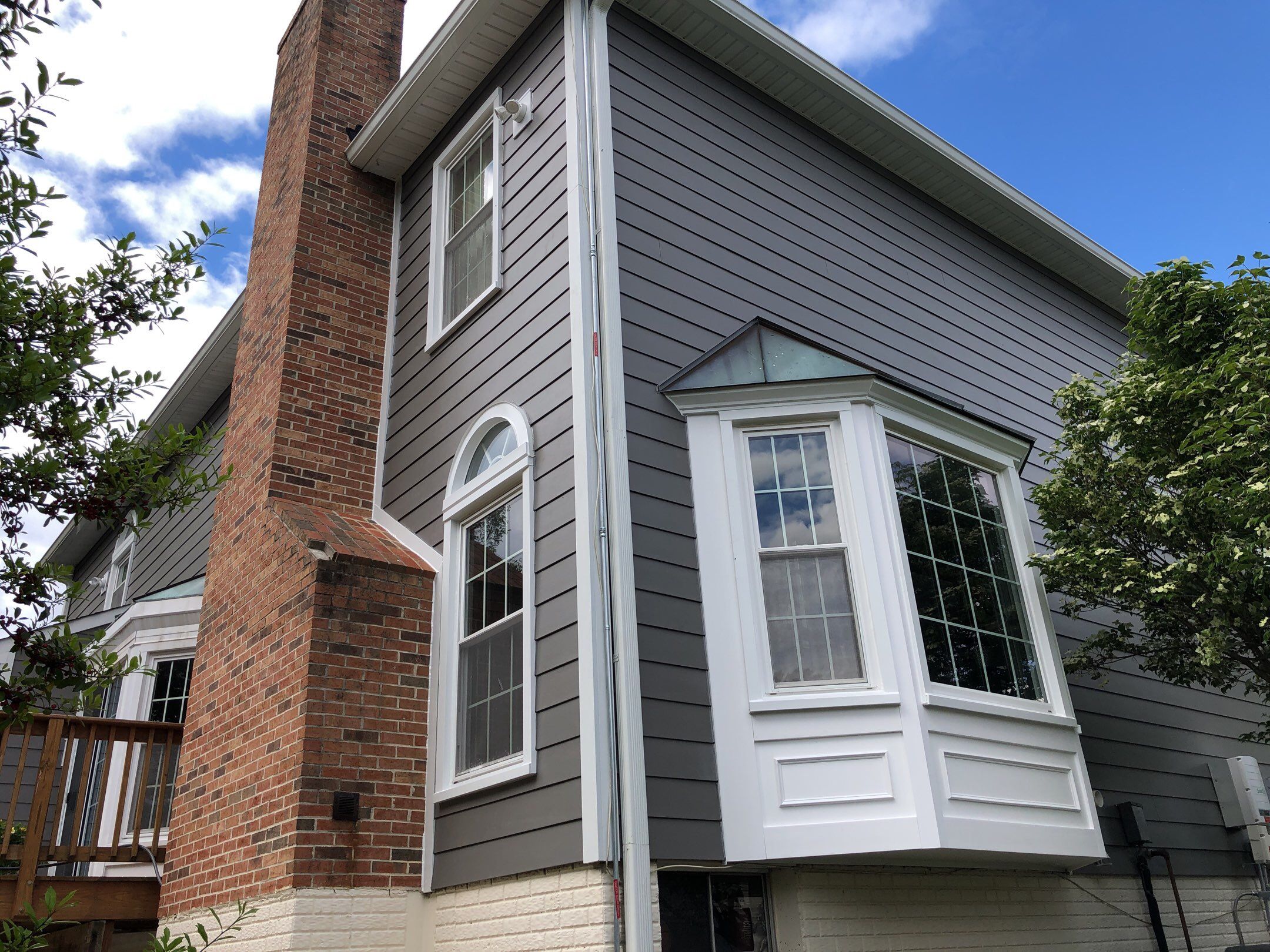 Siding Replacement using James Hardie siding by American Home Contractors