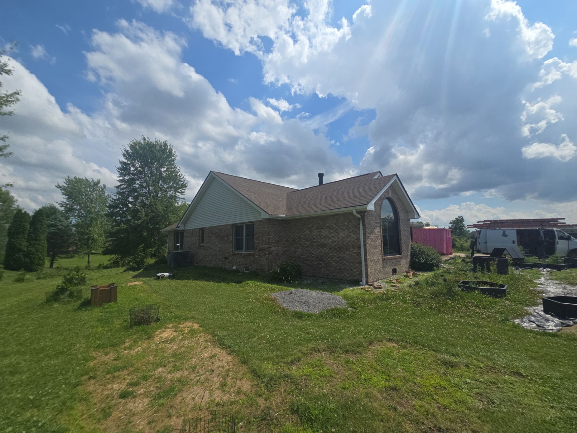 GAF Timberline HDZ Barkwood Shingle Roof Replacement in Versailles, IN