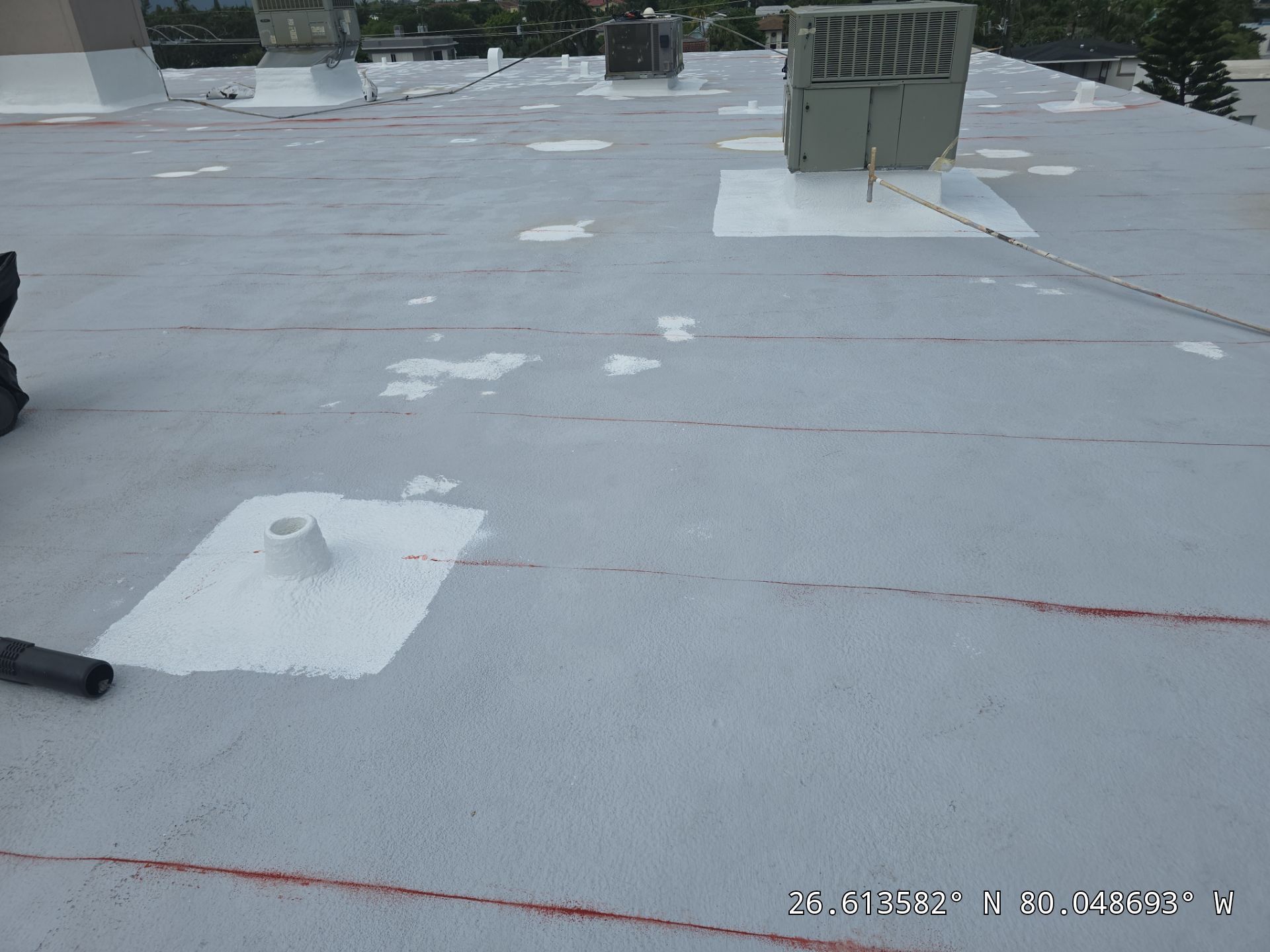 Commercial Roof Restoration for Lake Worth Beach Flat Roof Project by Roof King LLC