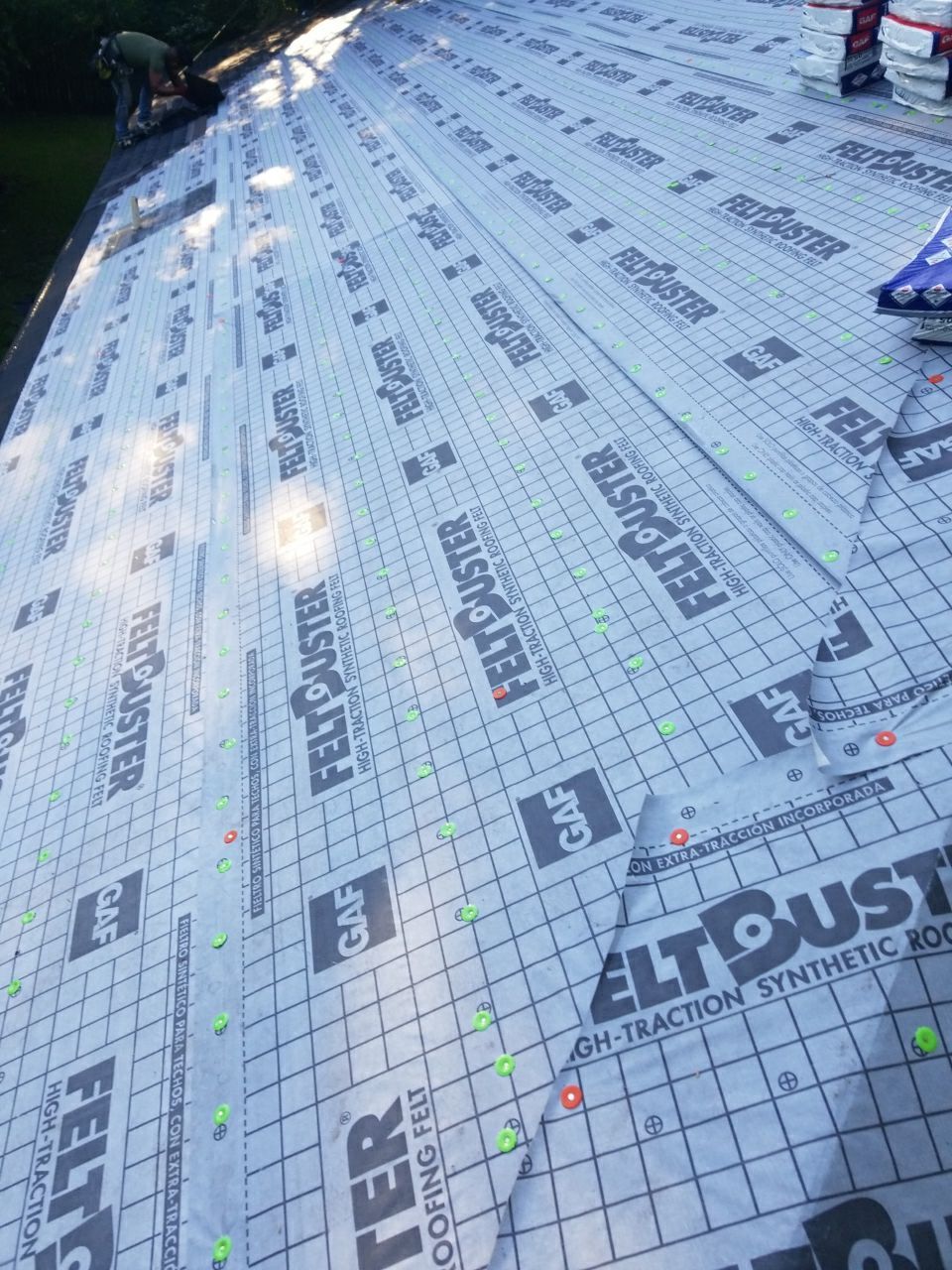 Residential Roofing Installation using Roof Replacement by American Roofing & Construction LLC