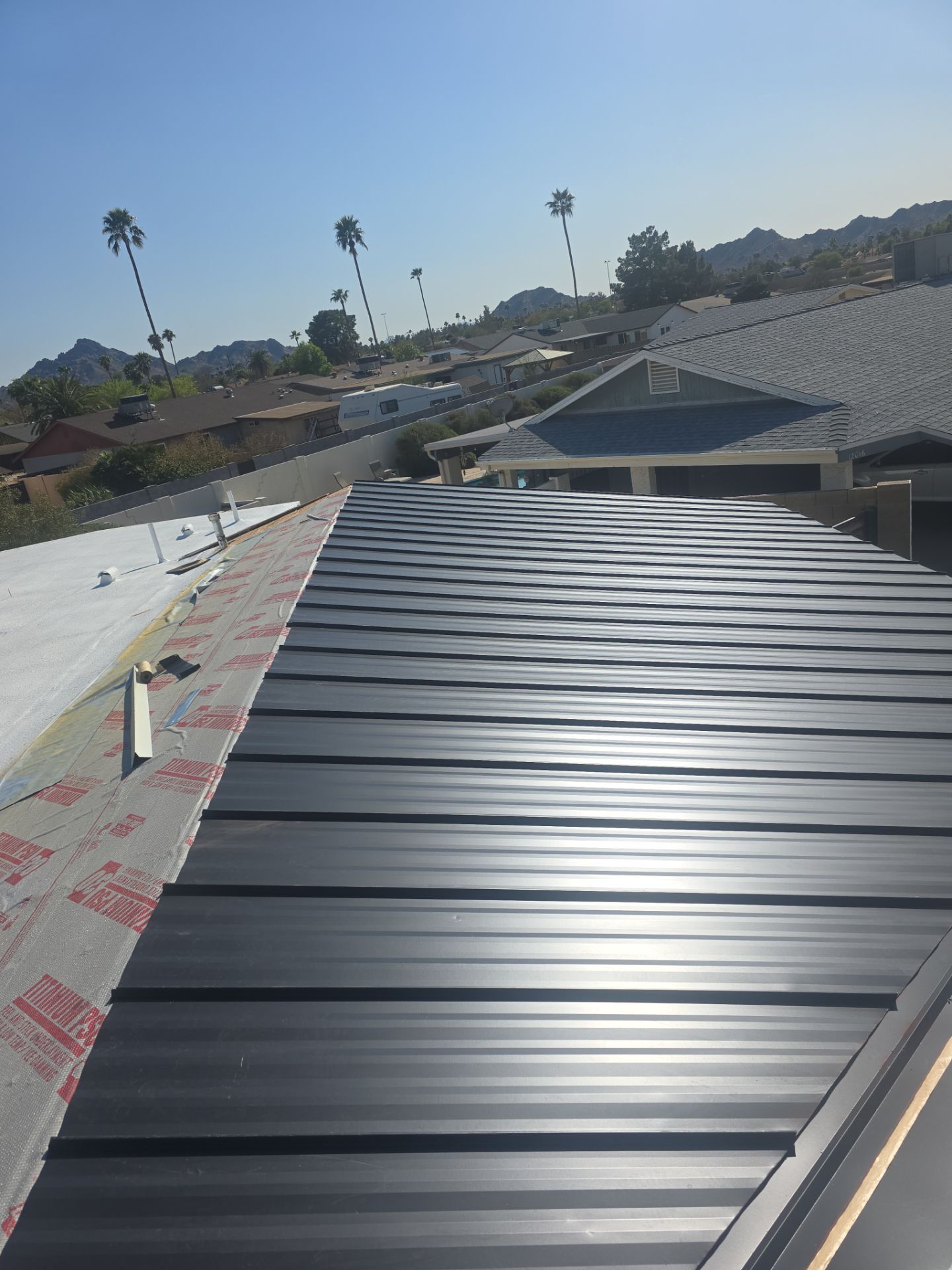 Matte Black Standing Seam by Reimagine Roofing