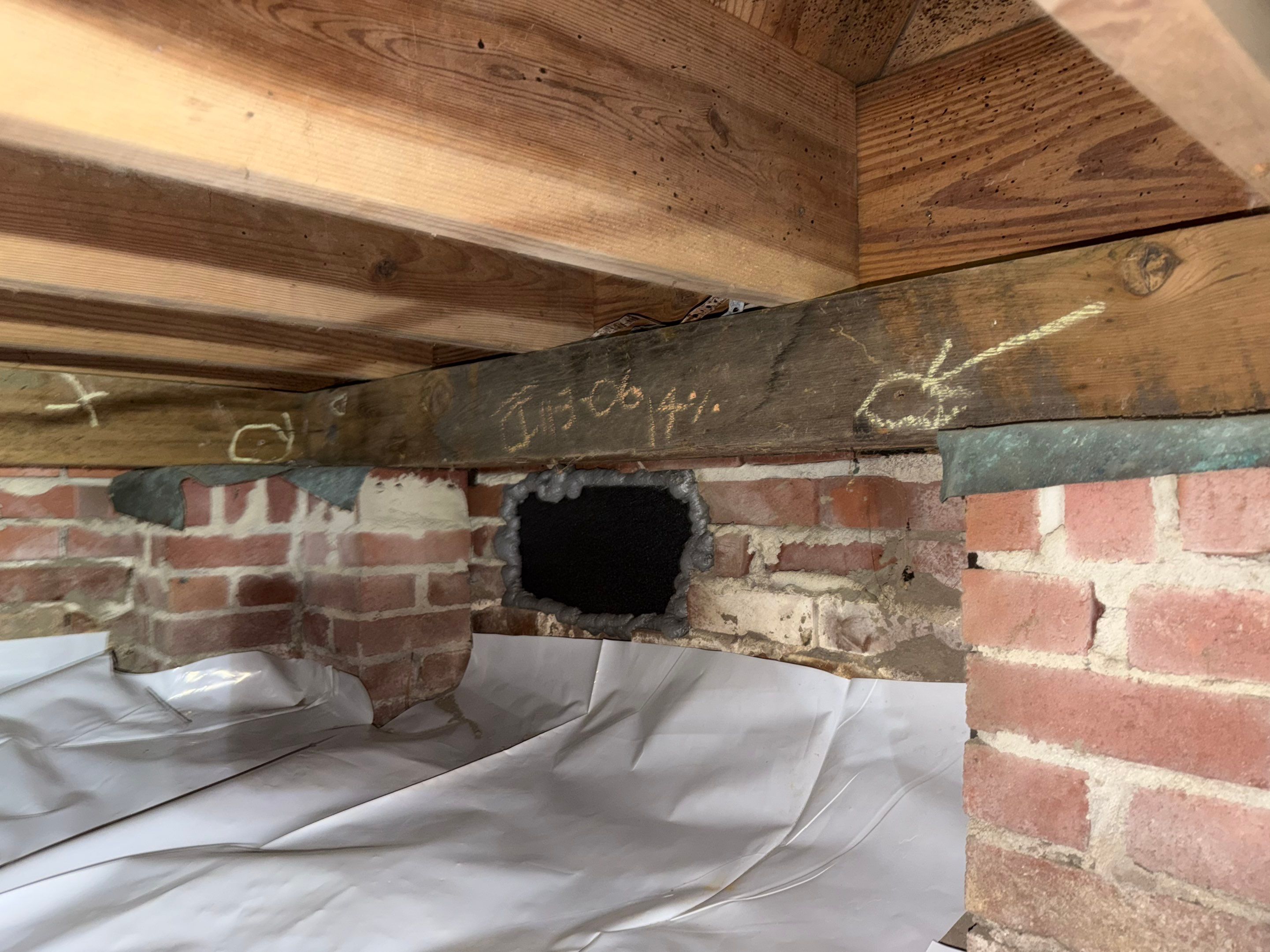 Project in Portsmouth by Patriot Crawl Space Repairs