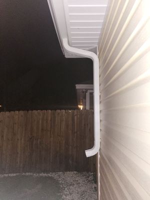 Gutter Installation using K-Style Gutters