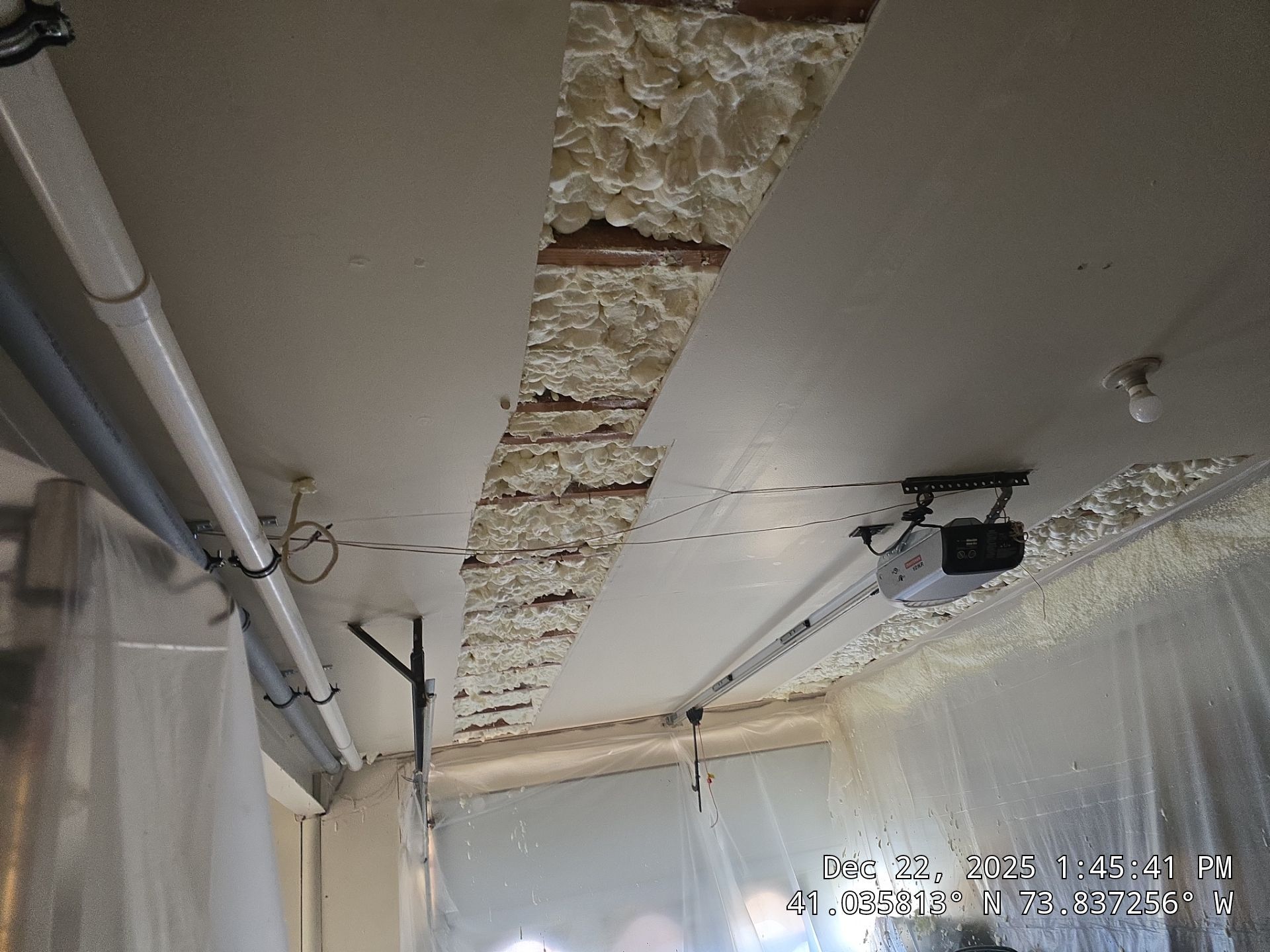 Exterior Walls Using Closed-Cell Spray Foam by NYS Foam & Energy