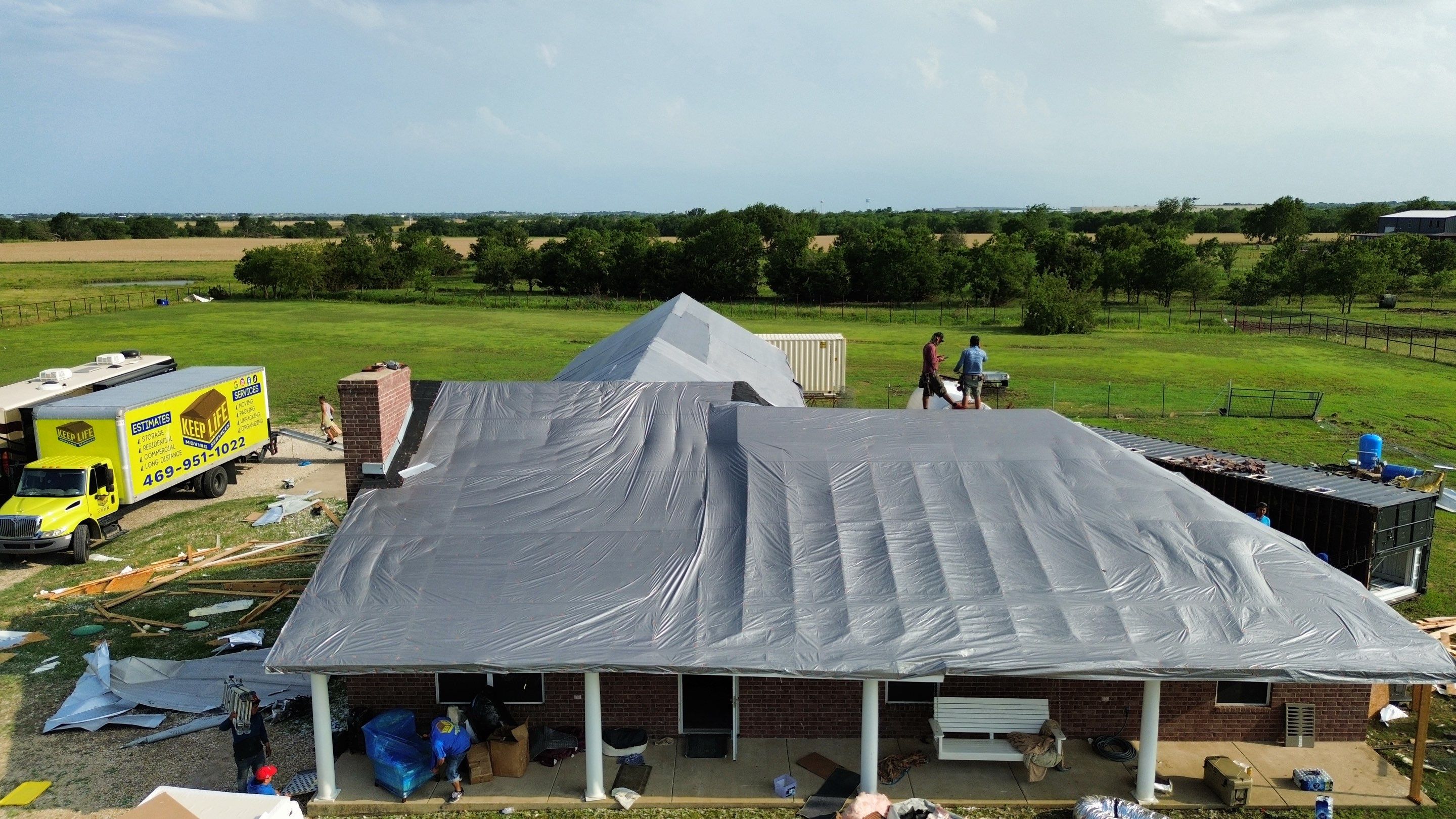 Tornado Recovery by First Out Roofing