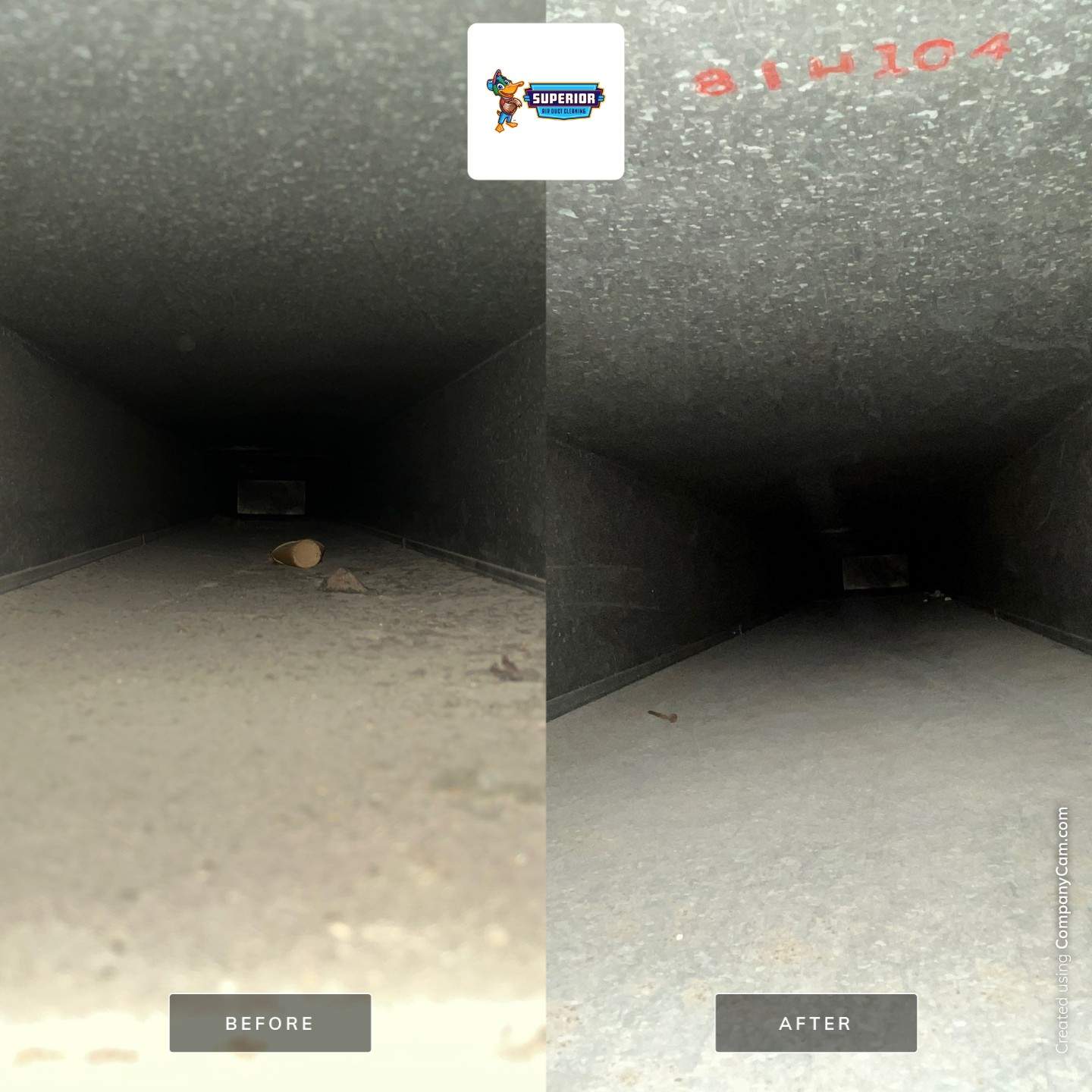 Air Duct Cleaning With a Vacuum Truck in Glenshaw, PA. by Superior Air Duct Cleaning