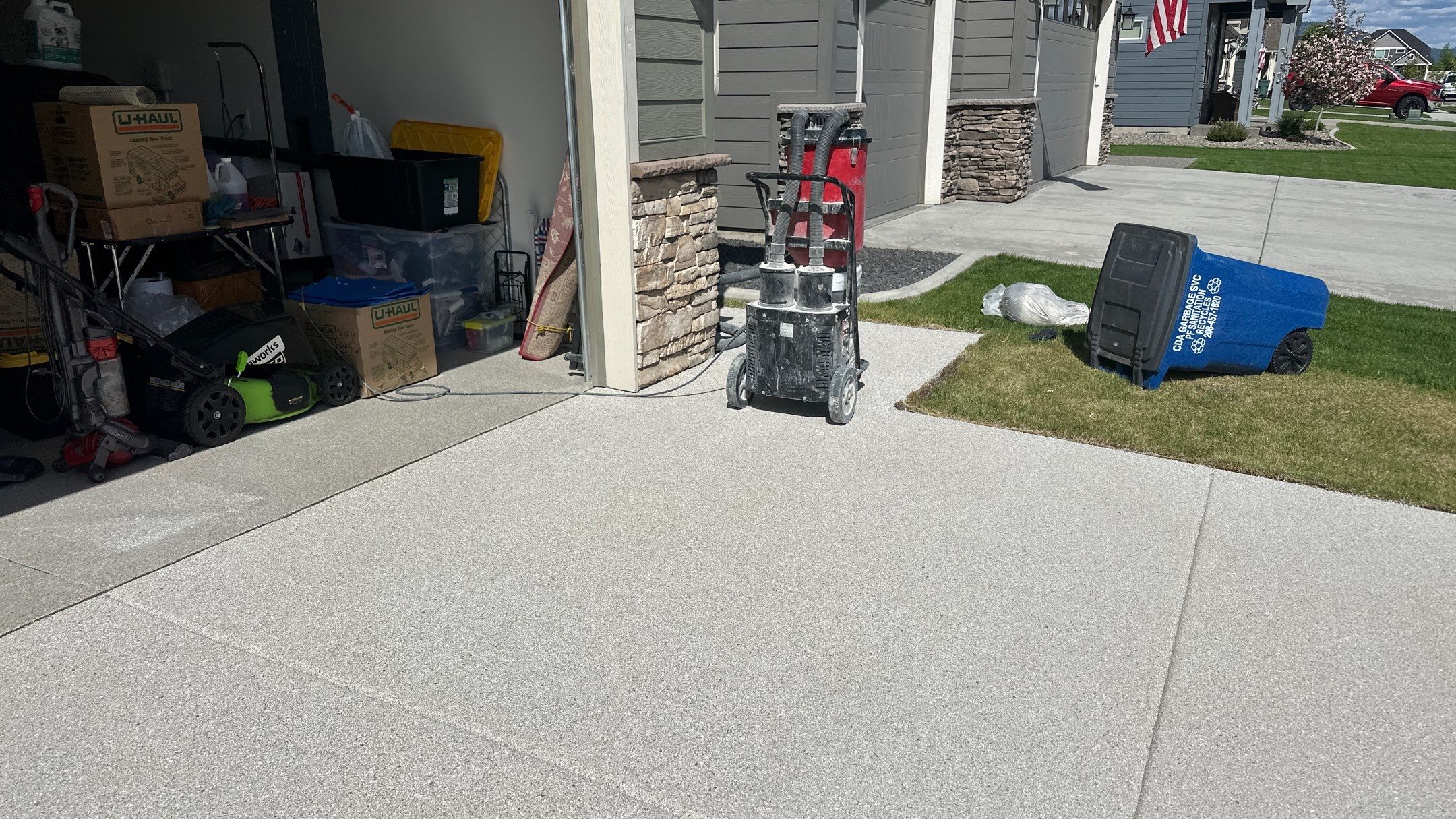 Driveway and Patio Transformation - Quartzite Hybrid by Croc Coatings, LLC