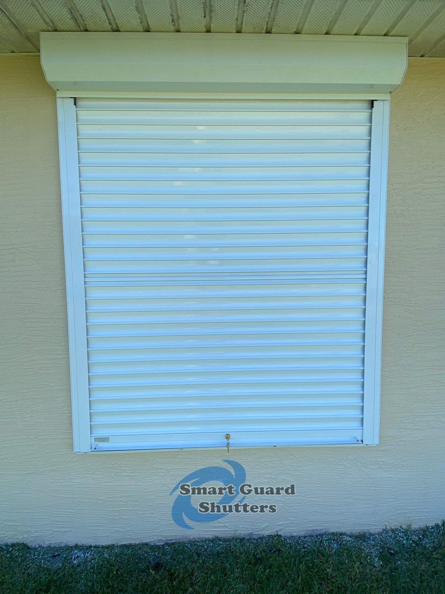 Rolling Shutters in White by Smart Guard Shutters