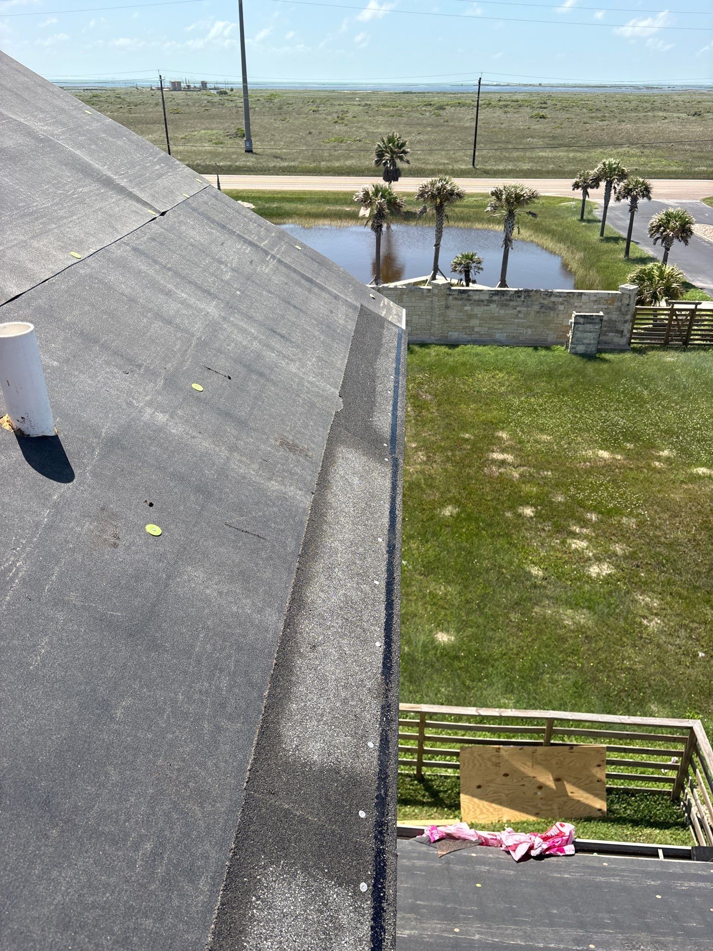 We Aint Scared of heights  by Bayfront Roofing and Construction