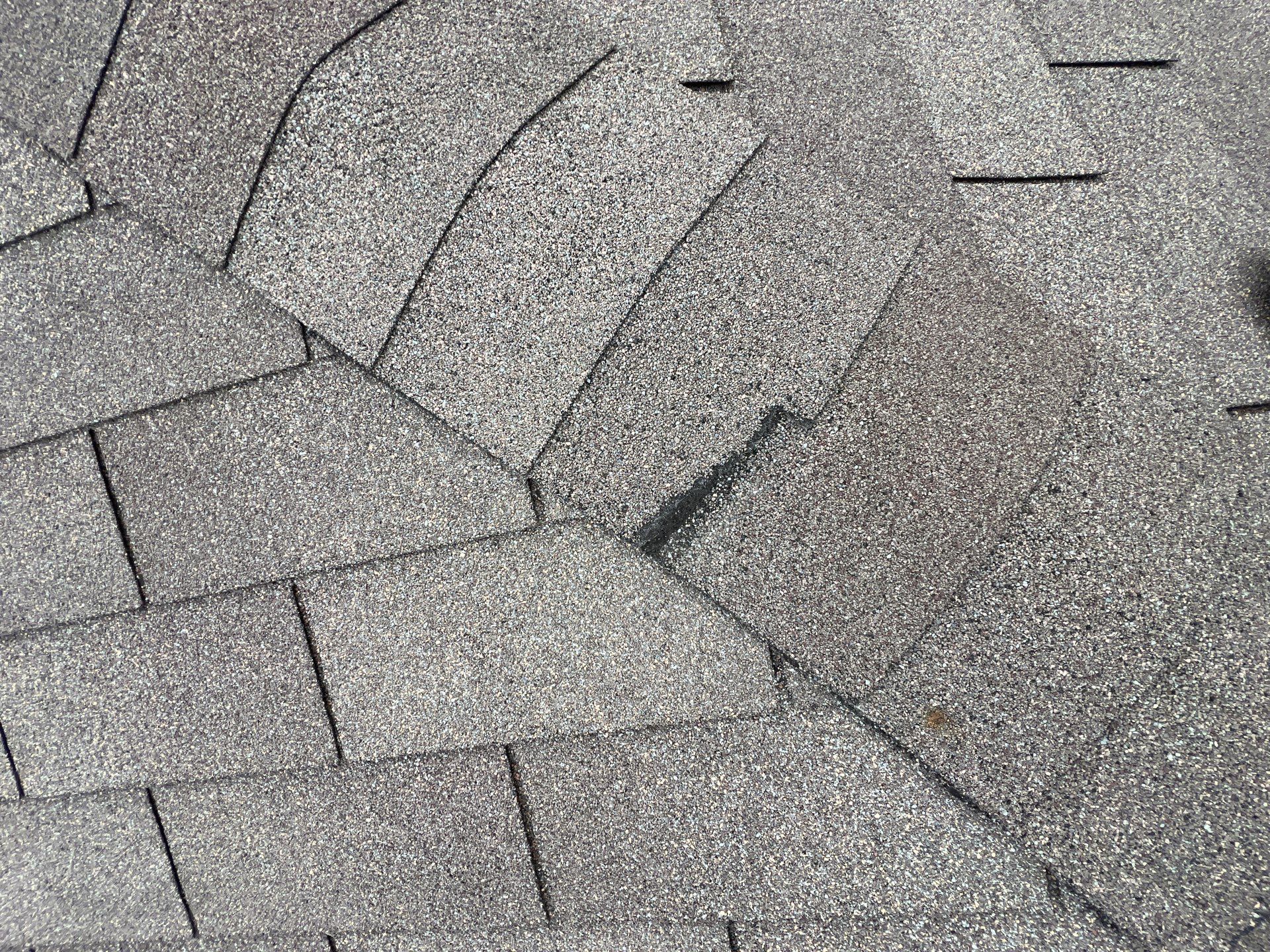 Hail Damage using Owen's Corning Duration (Lifetime) Shingles by Roof Repair Company