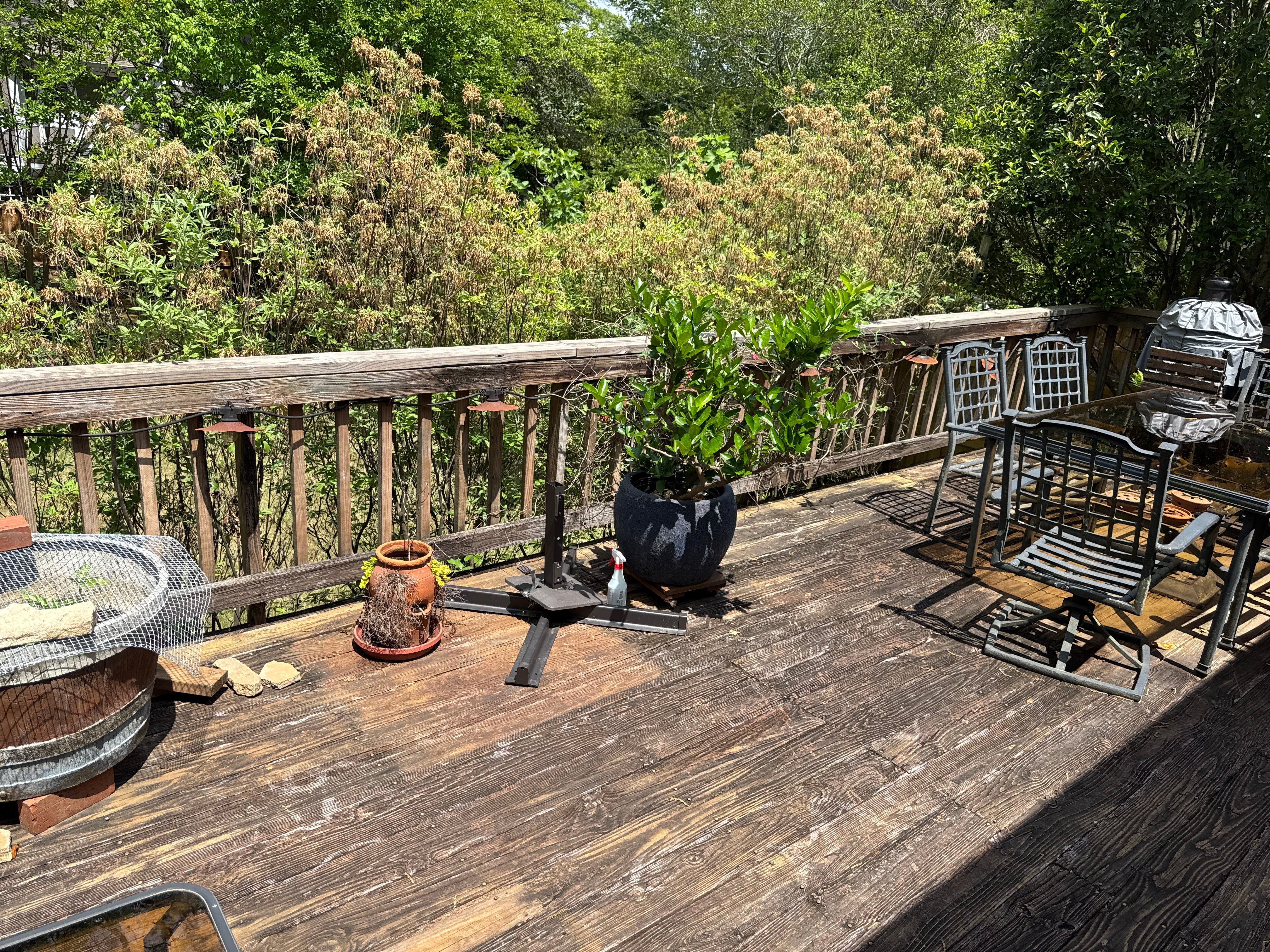 Atlanta, GA Deck Replacement and Hog Board Underpinning Install with Deckorators Summit Series Decking and Hardie Trim by Nelson Exteriors 