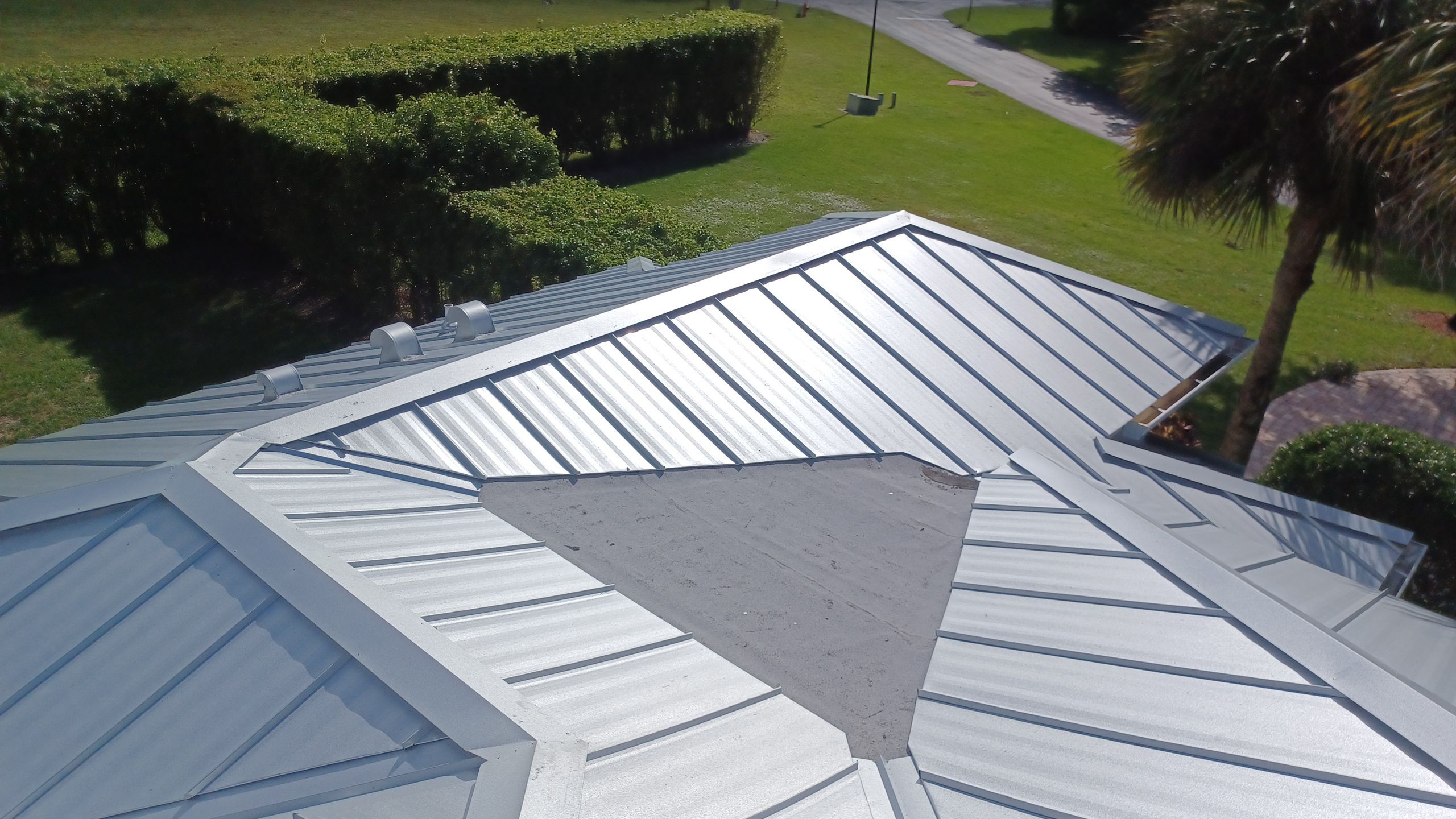 Residential Roofing Installation using Mil Finish-Unpainted by BLUES BROTHERS CONSTRUCTION CORP