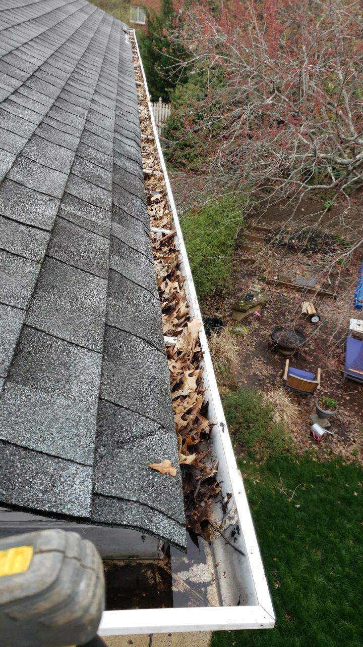 Gutter Cleaning using cleaner by G&H Home Tech Pros LLC