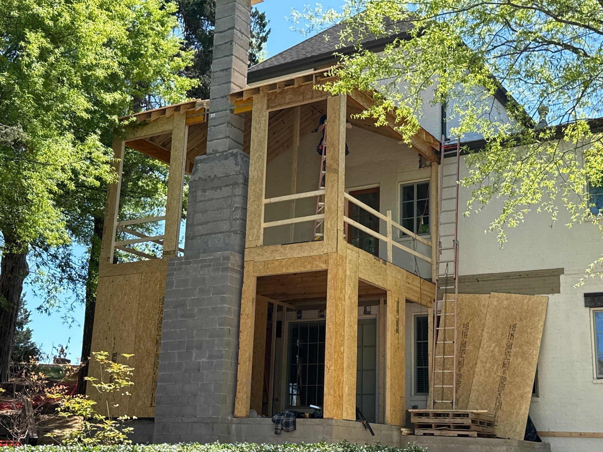 Residential Roof Replacement and Two-Story Porch Addition in Oxford by Revival Roofing Services