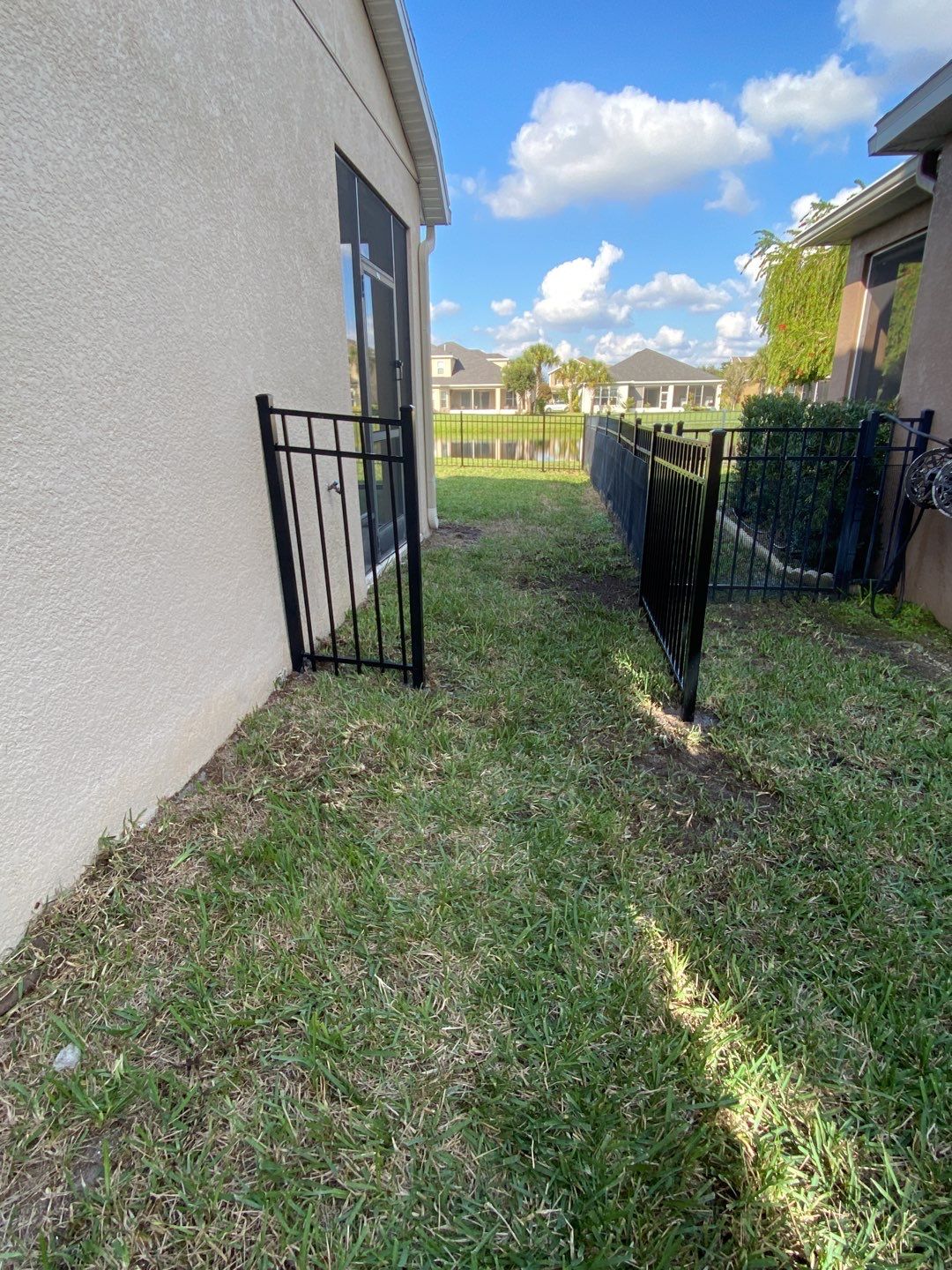 Bradenton, FL 4 ft. Tall 3-Rail Black Aluminum Fence by Asap fence and gates, LLC