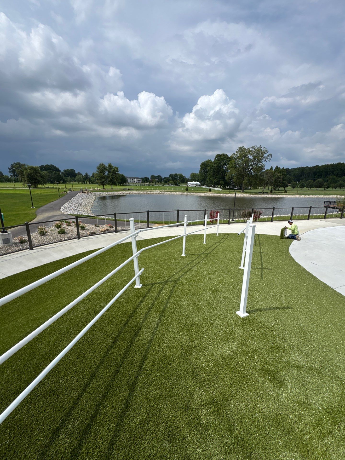 Playground Grass in Newburgh, IN by ForeverLawn NEIN/INDY