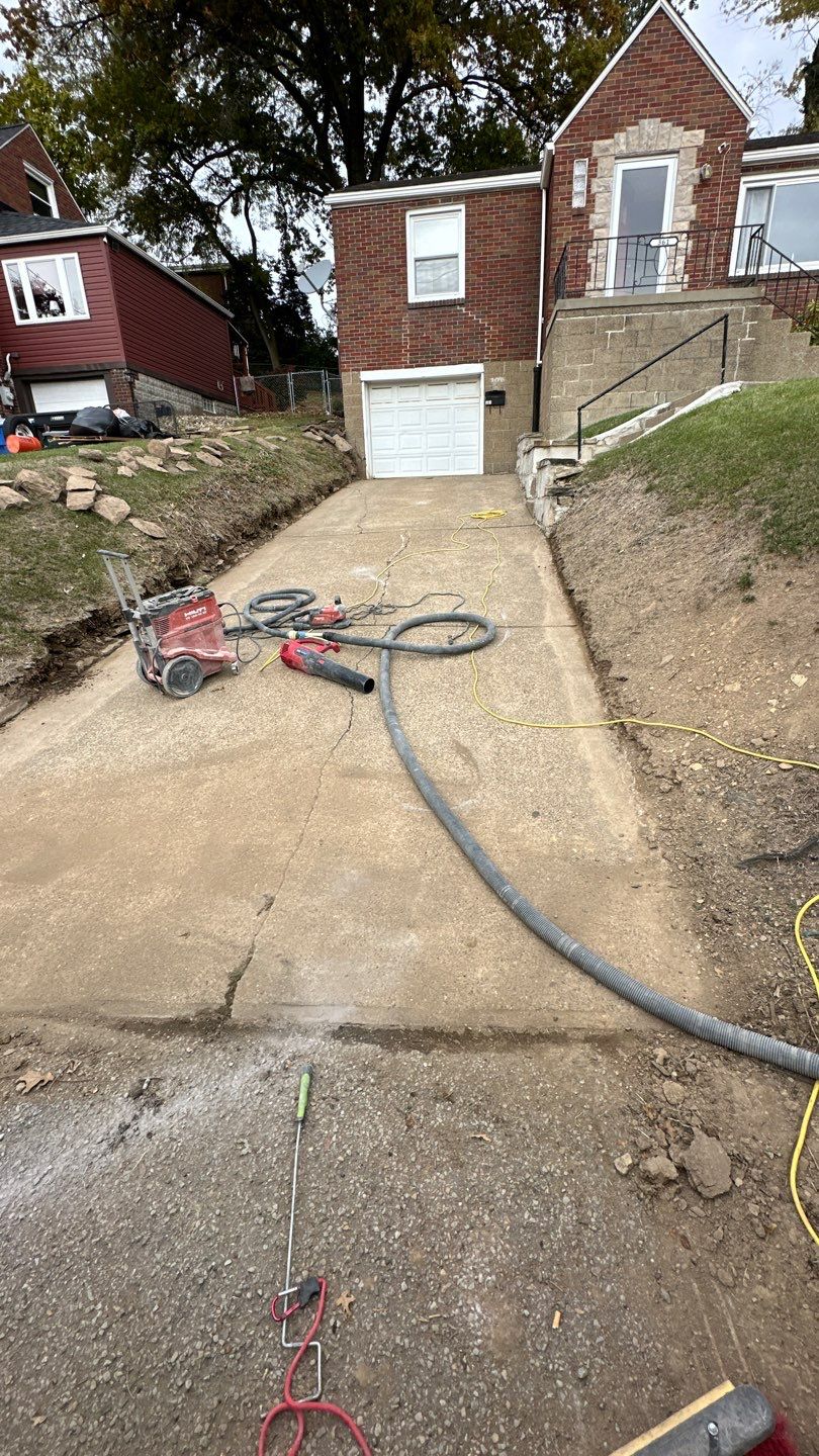 Driveway Project in Pittsburgh by Floors in a Day, Inc