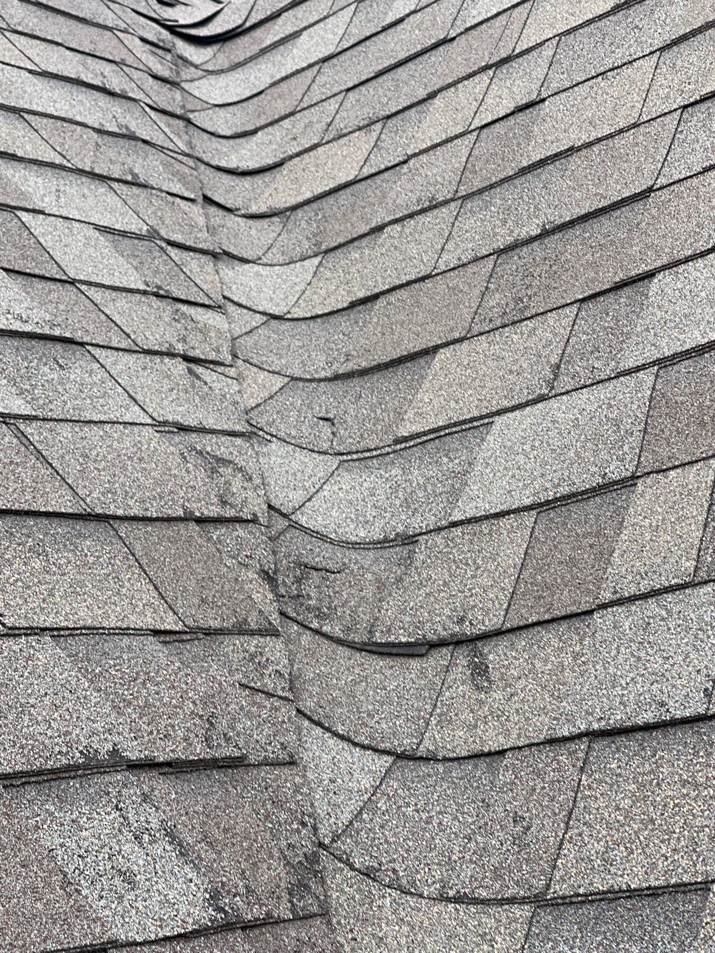 Hail Damage using Owen's Corning Duration (Lifetime) Shingles by Roof Repair Company