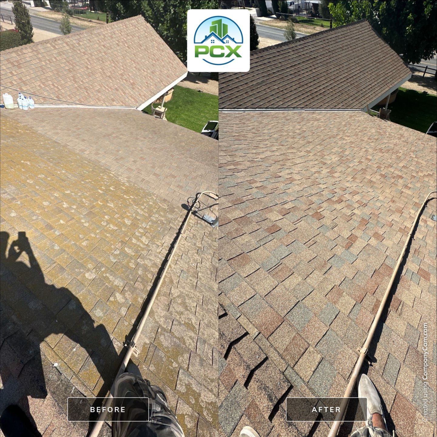 Norco Shingle Roof Soft Wash by Property Cleaning Experts, LLC