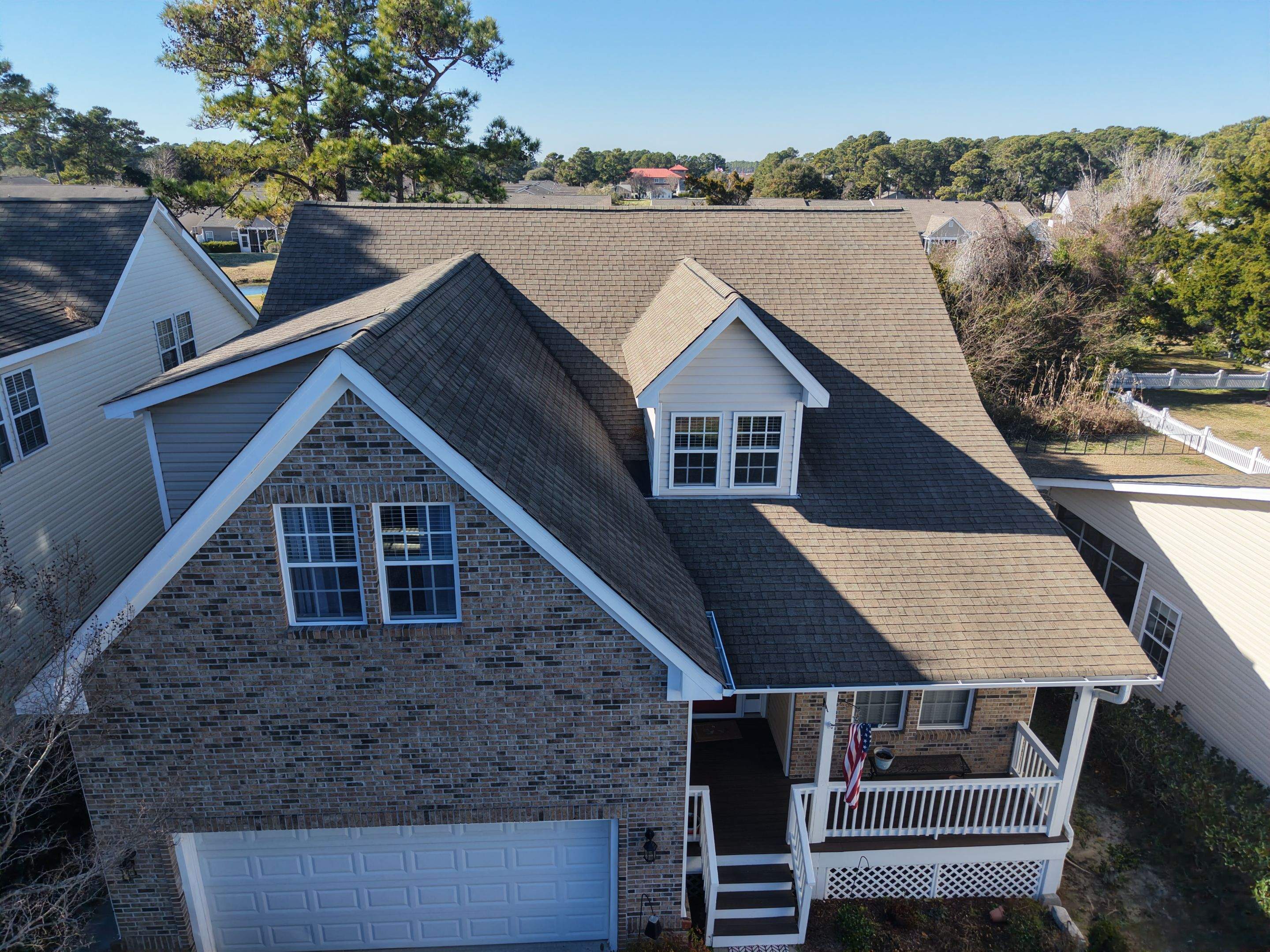 FORTIFIED Roof Replacement – CertainTeed Landmark Pro Weathered Wood | Southport NC by RGR Construction and Roofing, LLC