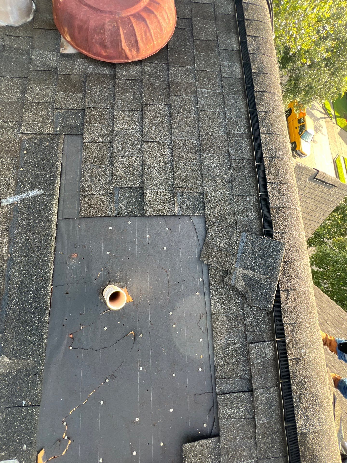 Hail Damage using Owen's Corning Duration (Lifetime) Shingles by Roof Repair Company