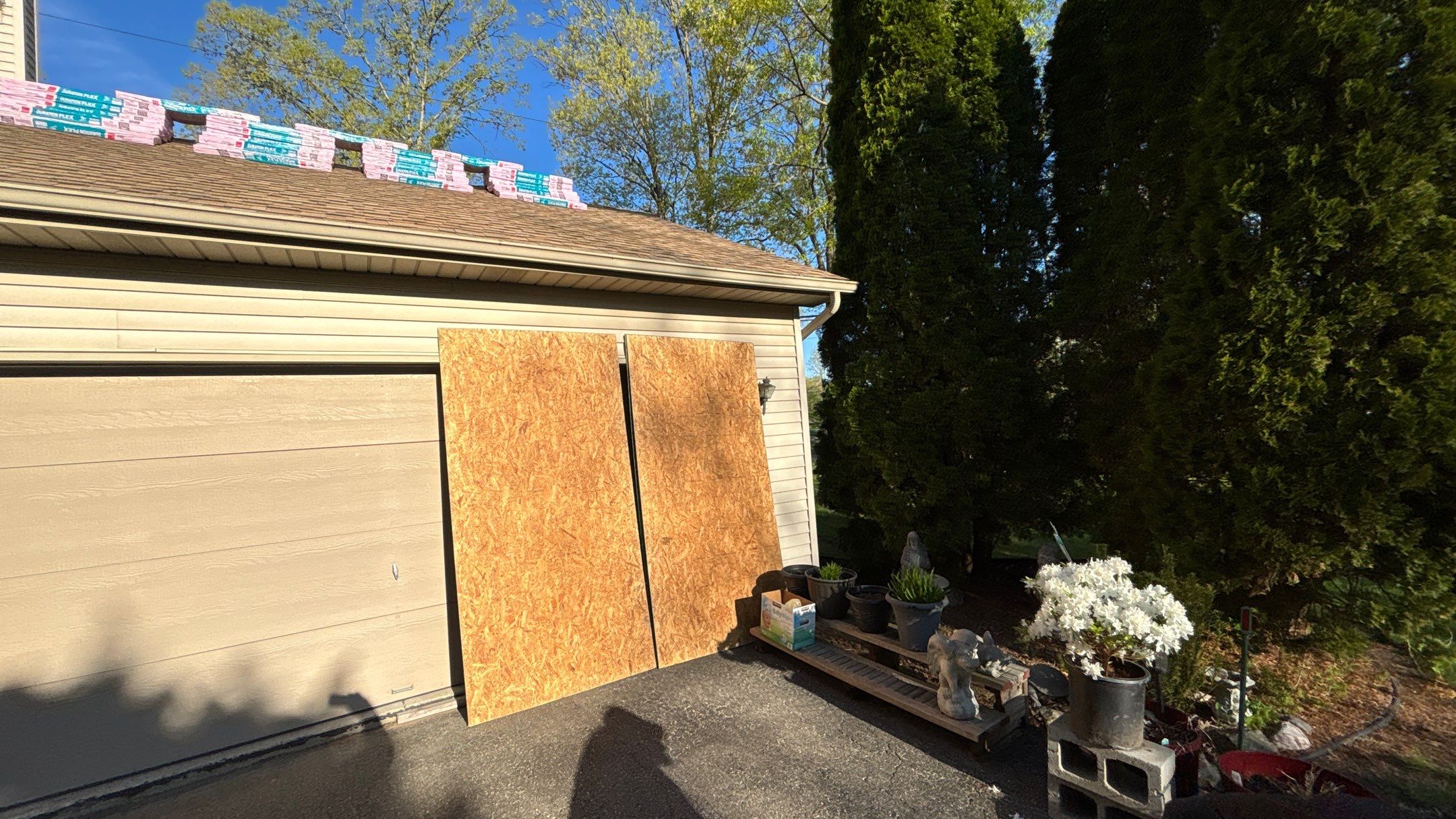 Roof Replacement using Owens Corning Sand Dune by 180 Contractors