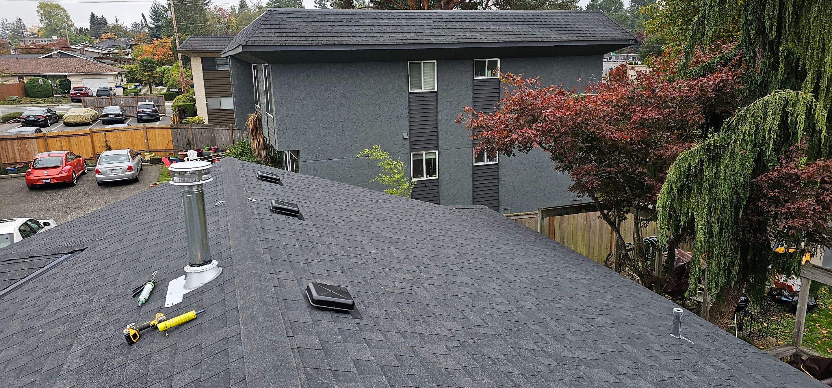 Edmonds roof, porch, and siding. by RoofWorks Northwest