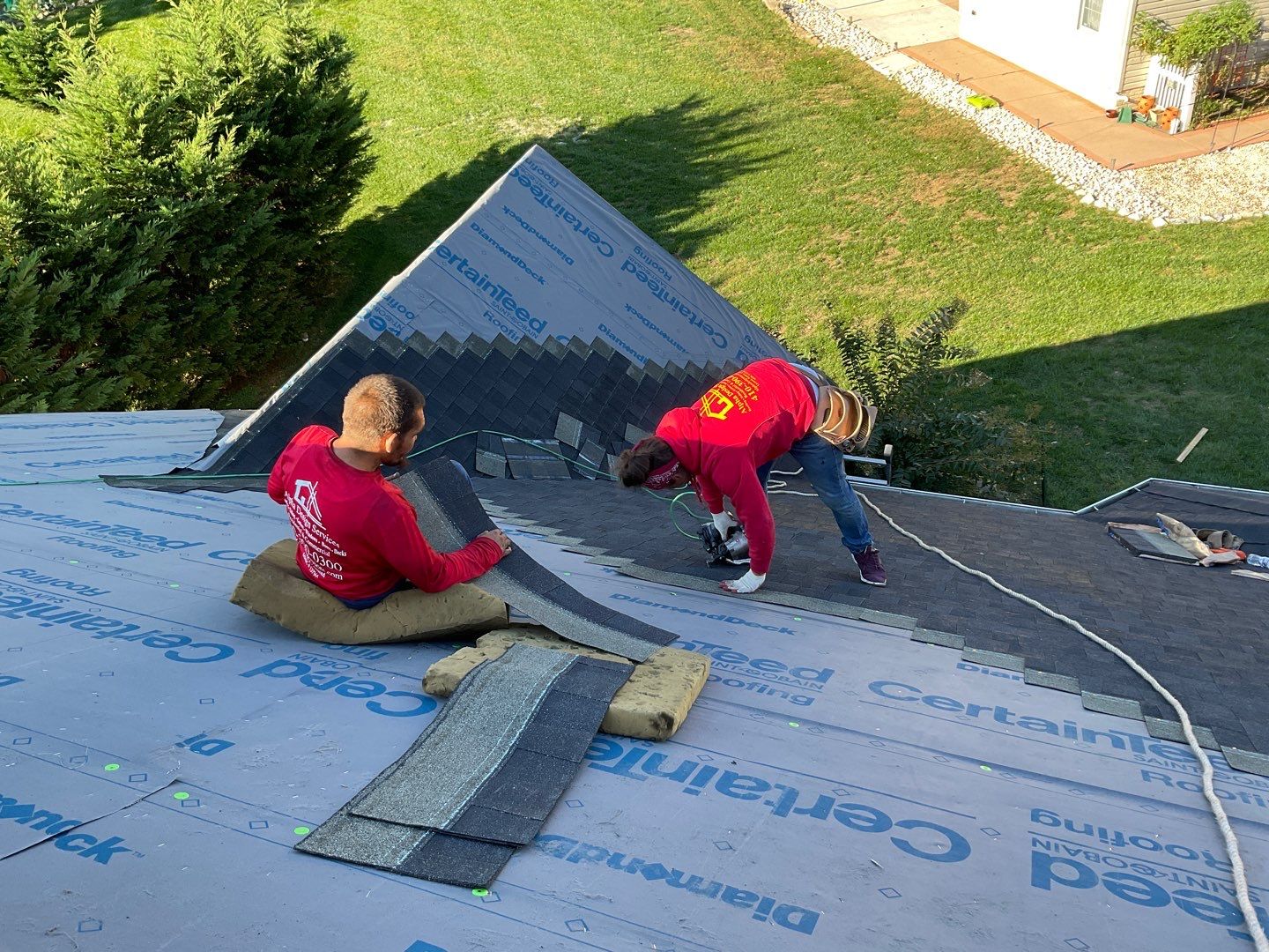 Residential Roofing Installation by Alpha Design Services