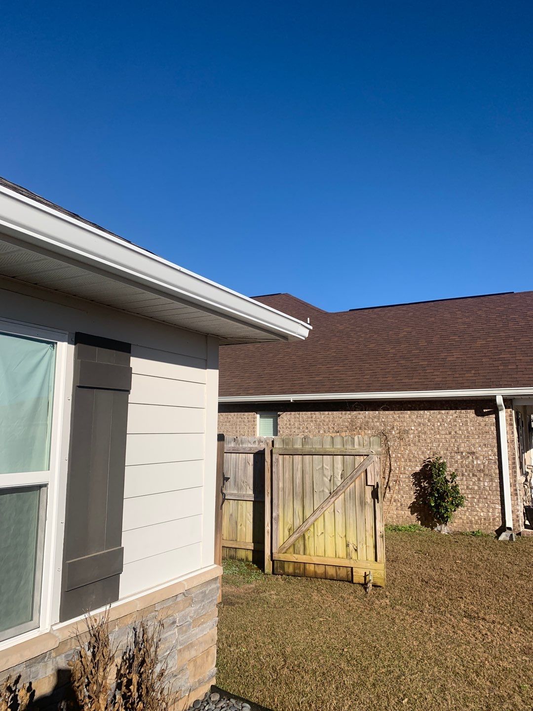 Seamless Gutter Project in Milton FL by Gutter Professors