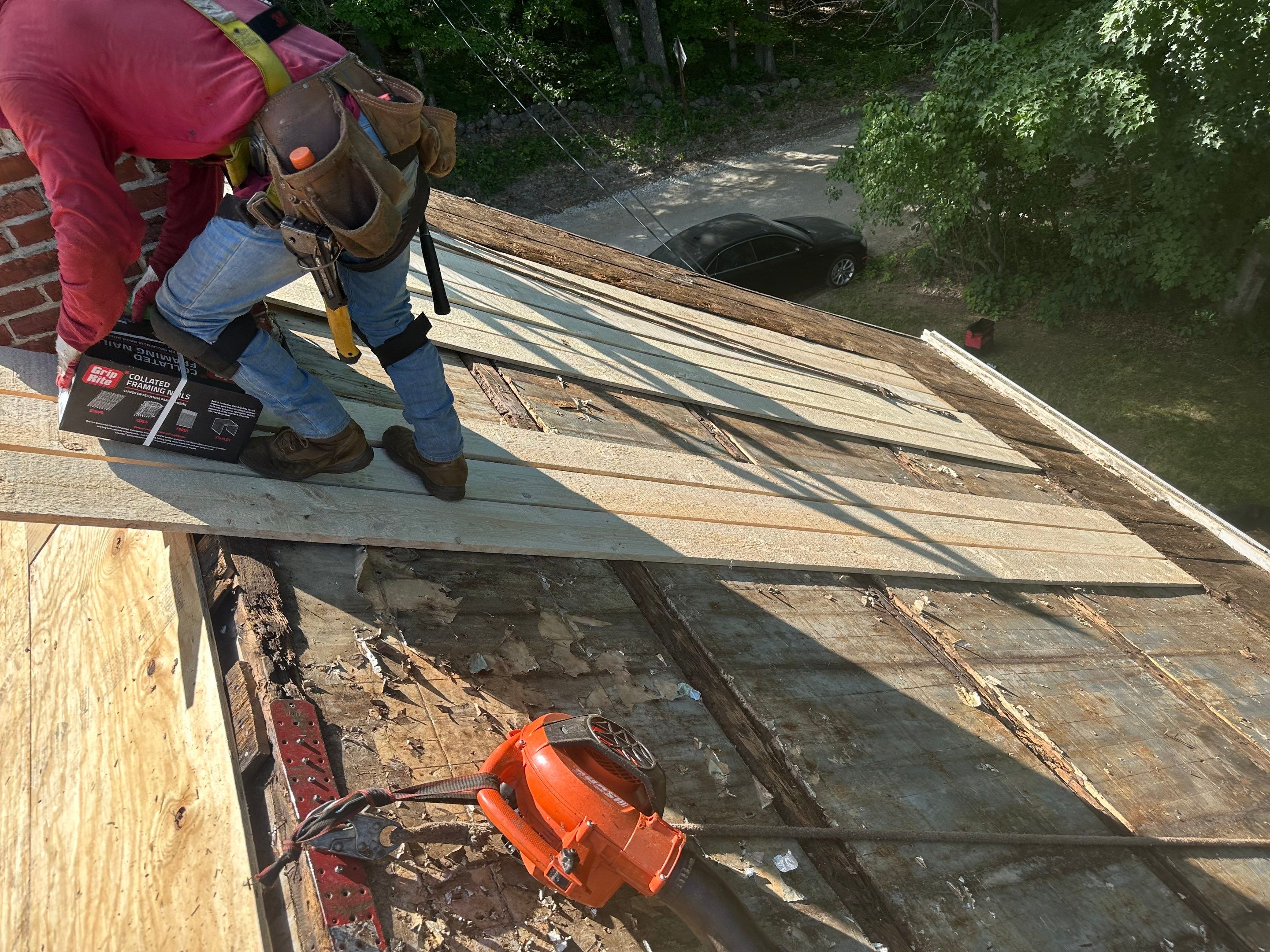 Barrington, NH Roof Replacement & Structural Deck Restoration by Tall pine roofing