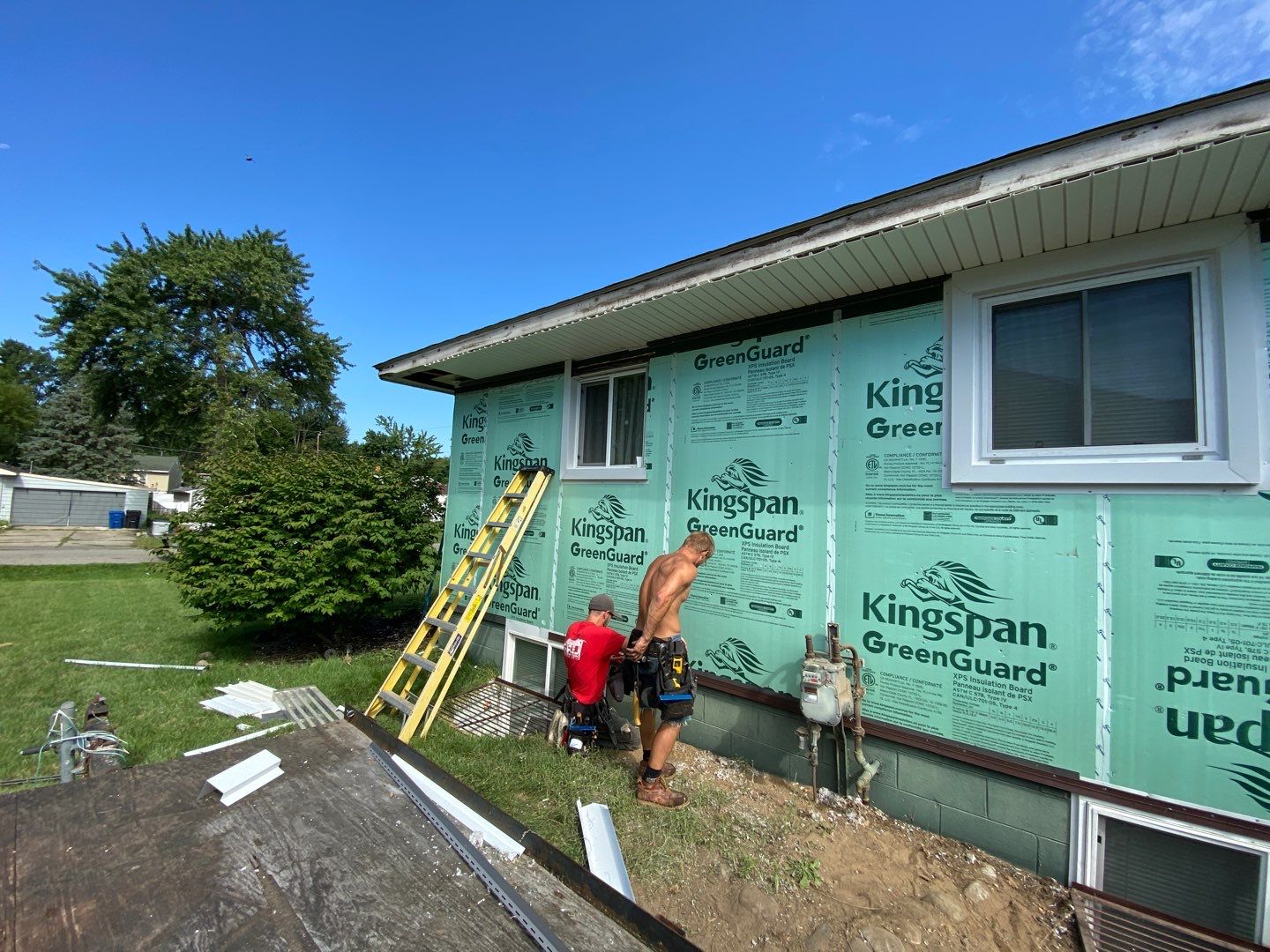 Siding Replacement using Smokey Grey by 180 Contractors