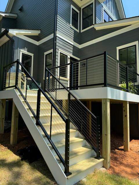 Deck Expansion w/ Cable Railing by A Step Above Handy LLC 