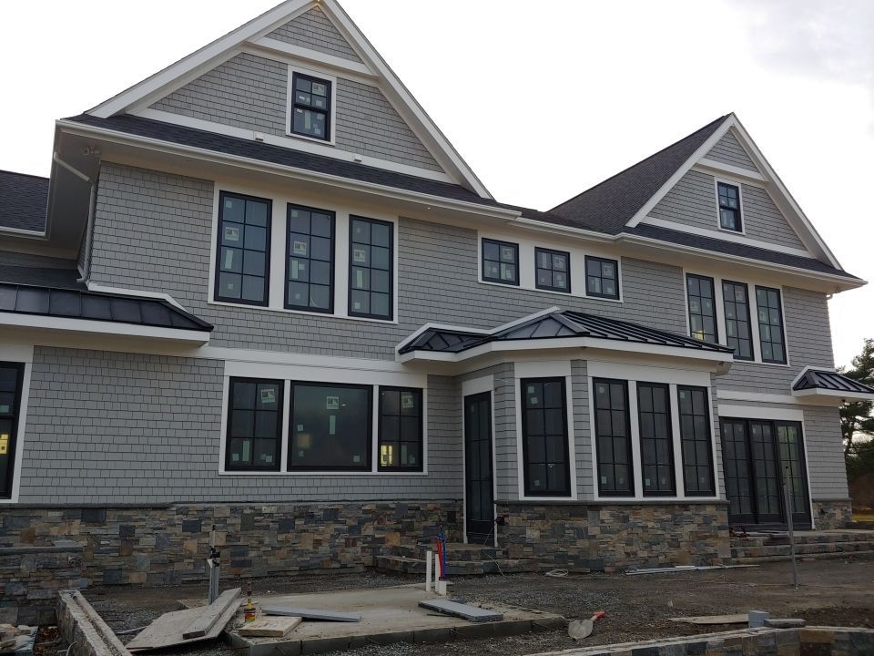 Swansea, MA Gutter Installation using 4x6 Fiberglass Gutter with PVC Bed Moulding by Gutter Pro Enterprises