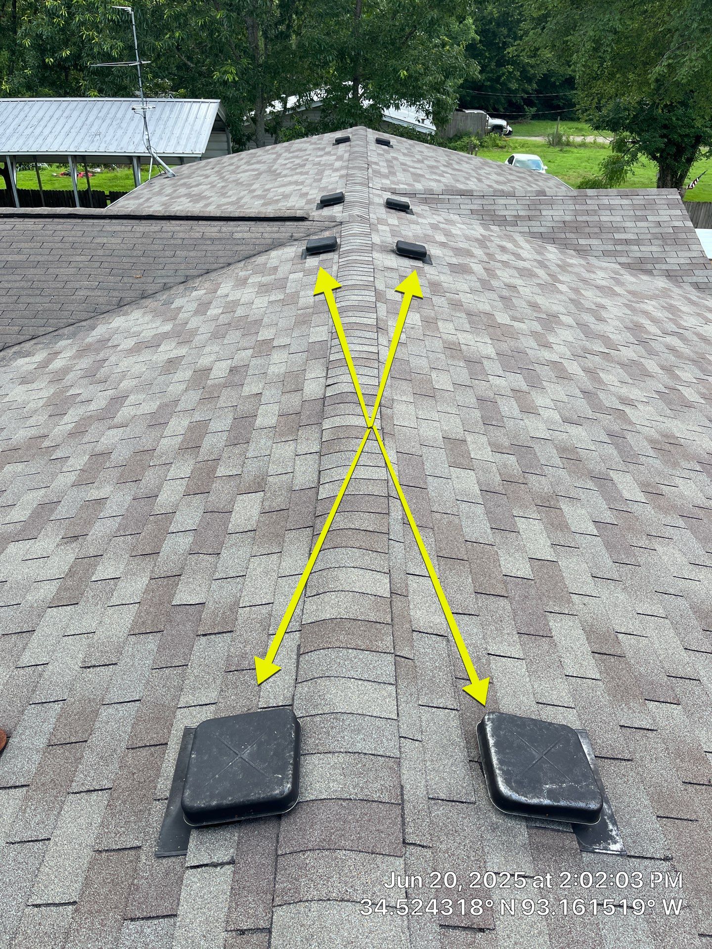 GAF Timberline HDZ Roof Replacement and Decking Repair in Hot Springs by Temple Roofing and Exteriors