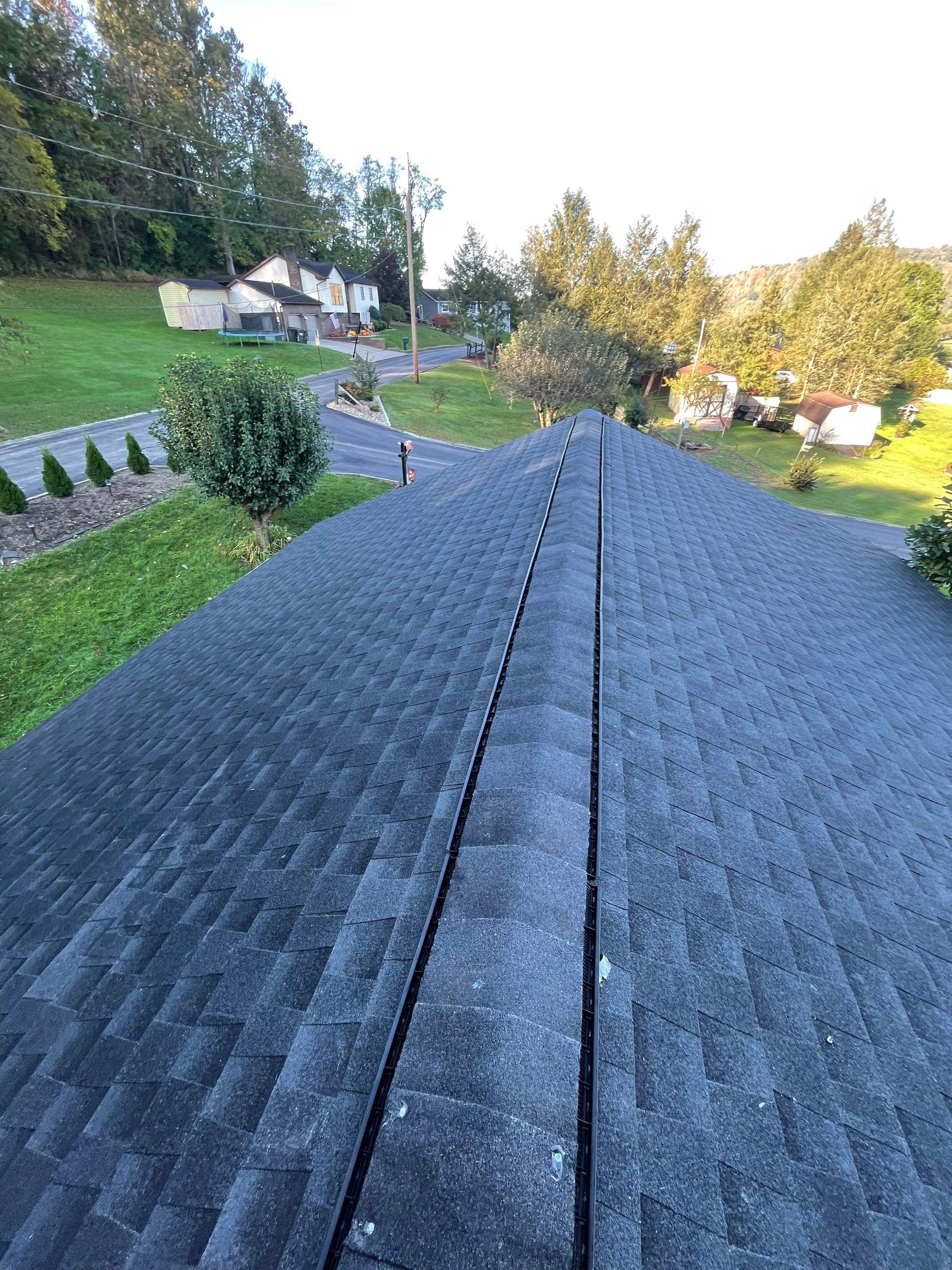 Residential Roofing Installation using GAF Timberline HDZ, Black by Rainstoppers Roofing