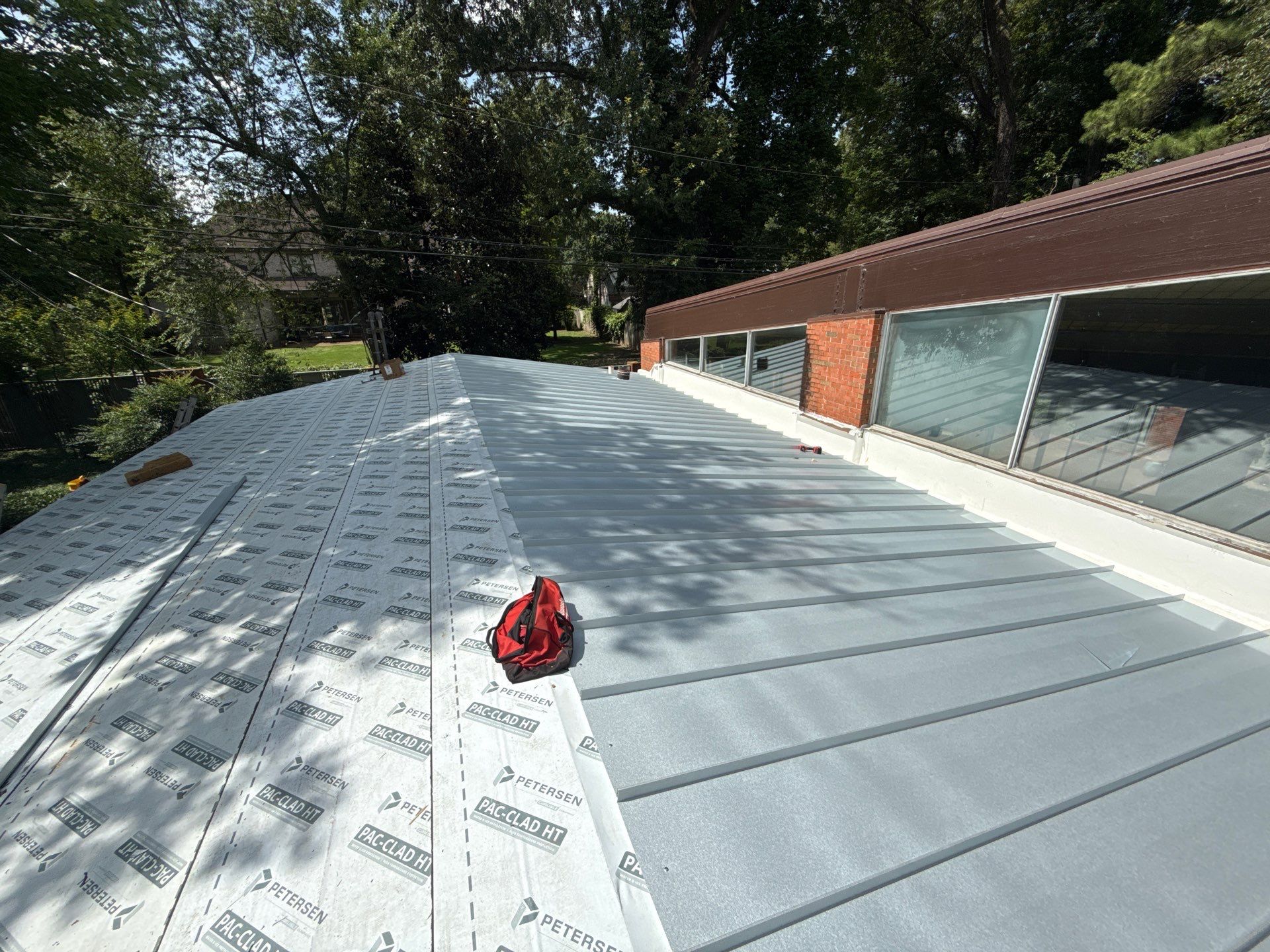 Residential Standing Seam Metal Roof and Membrane Replacement in Memphis by Revival Roofing Services