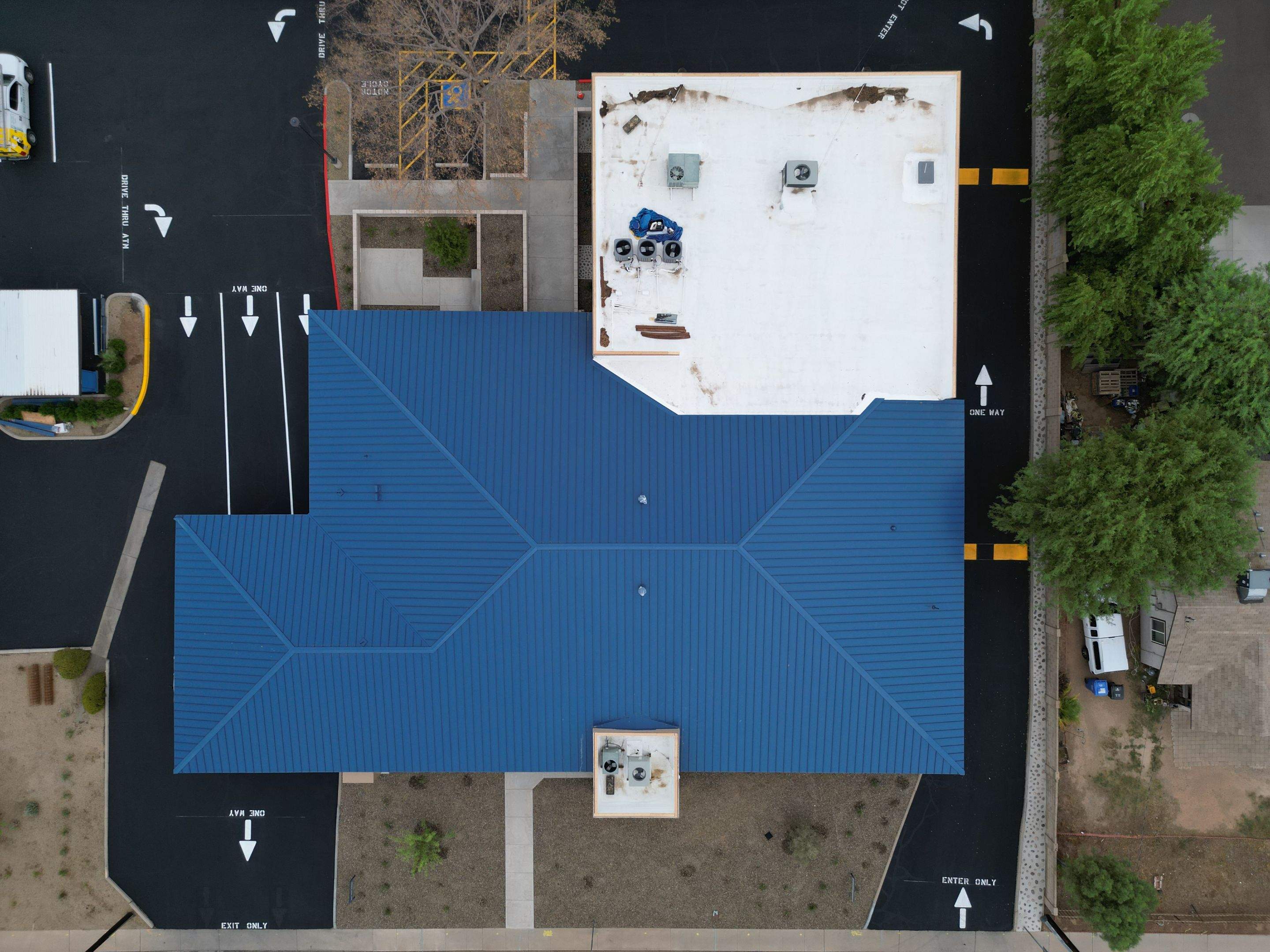 Regal Blue Standing Seam by Reimagine Roofing